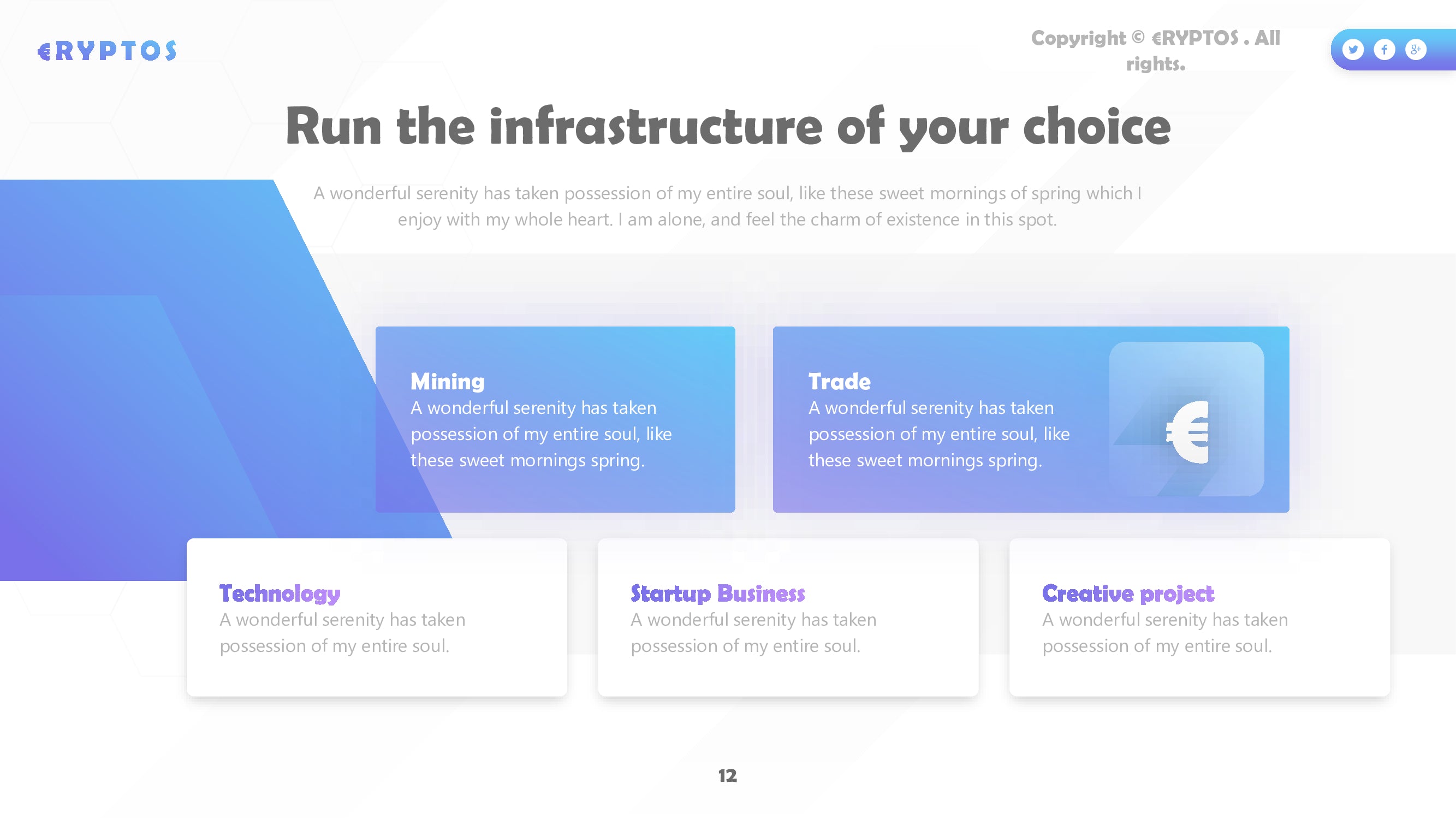 Crypto PowerPoint template