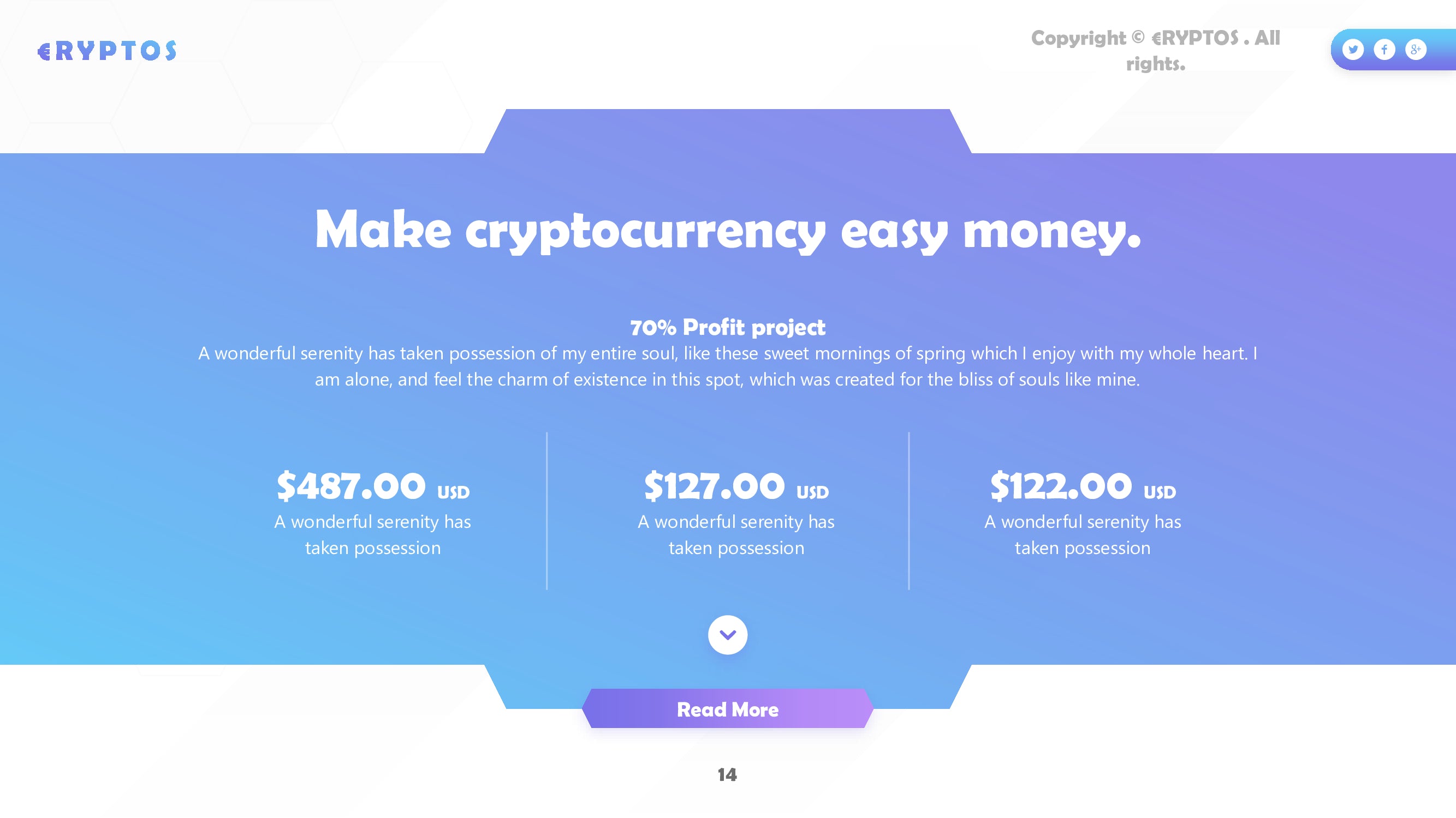 Crypto PowerPoint template