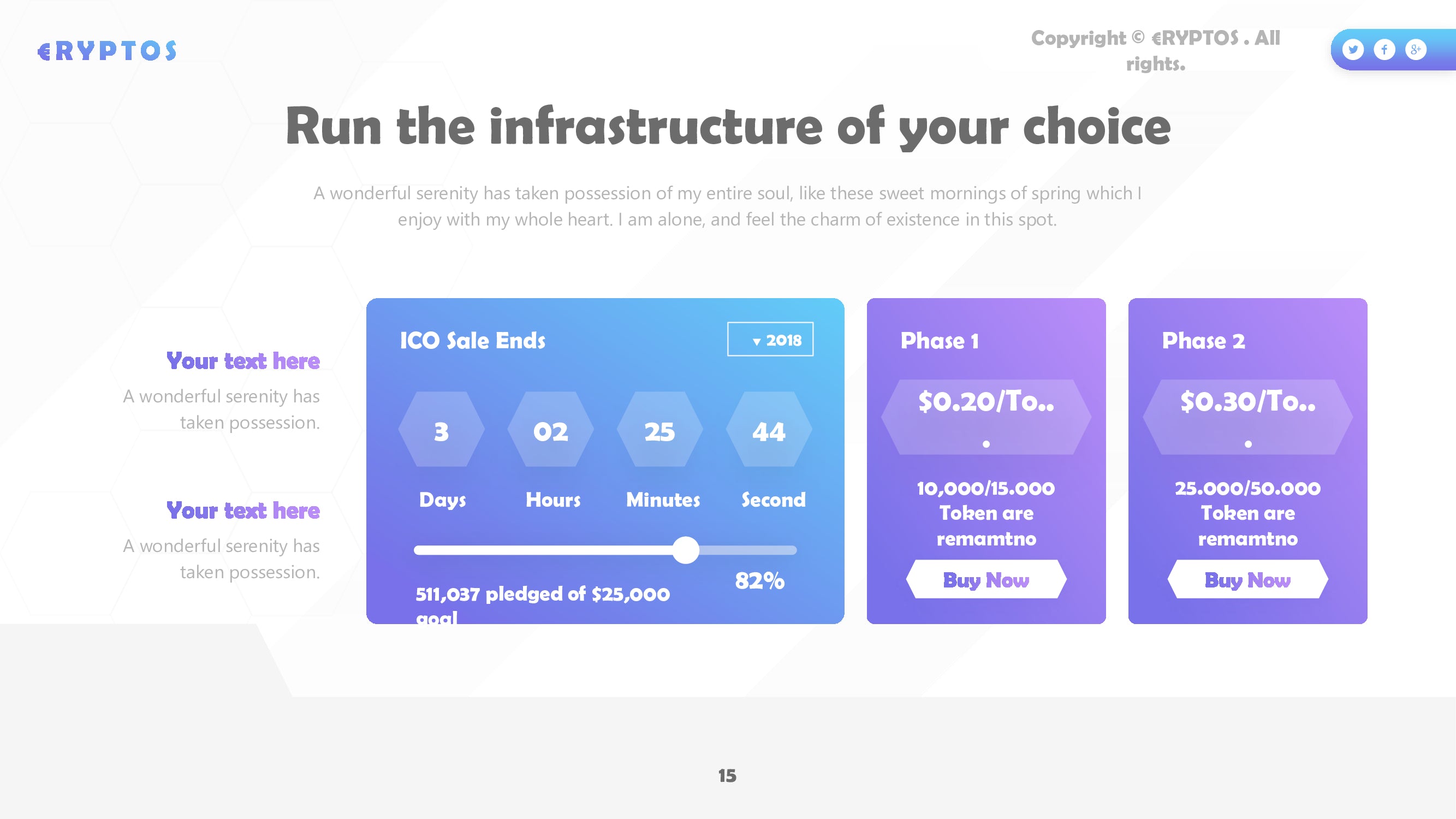 Crypto PowerPoint template