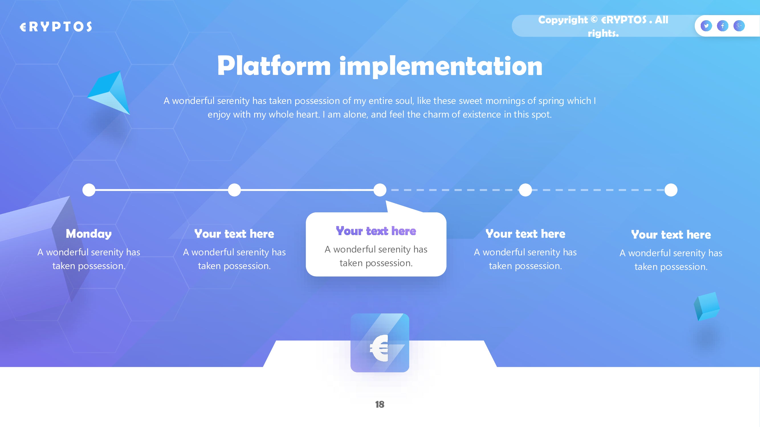 Crypto PowerPoint template