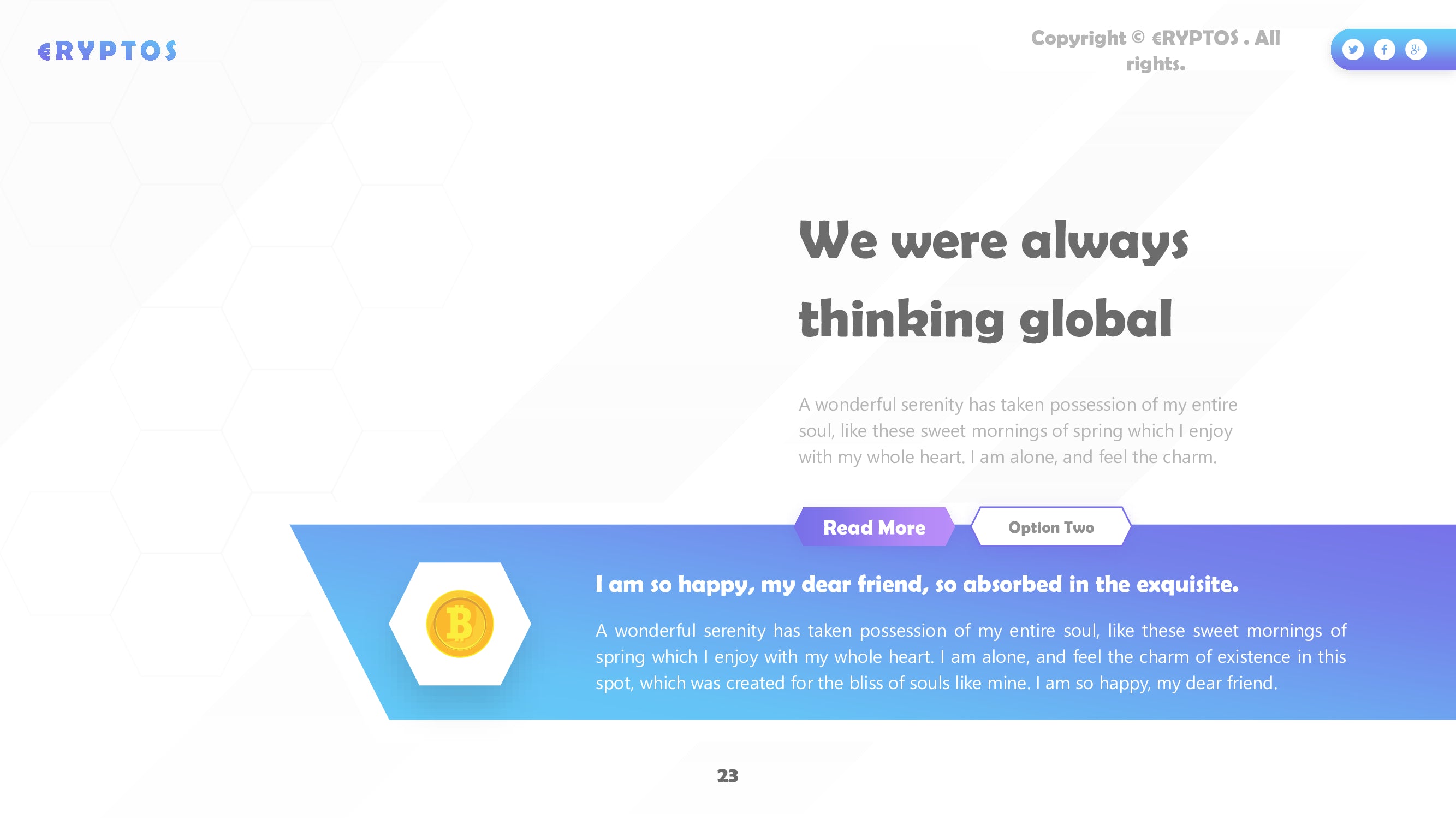 Crypto PowerPoint template