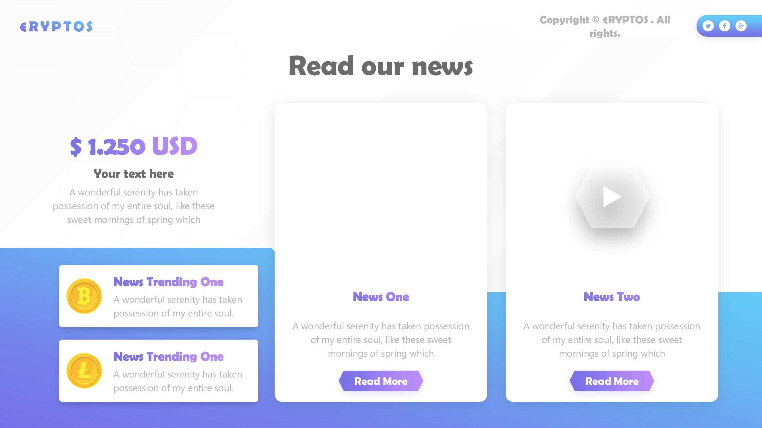 Crypto PowerPoint template