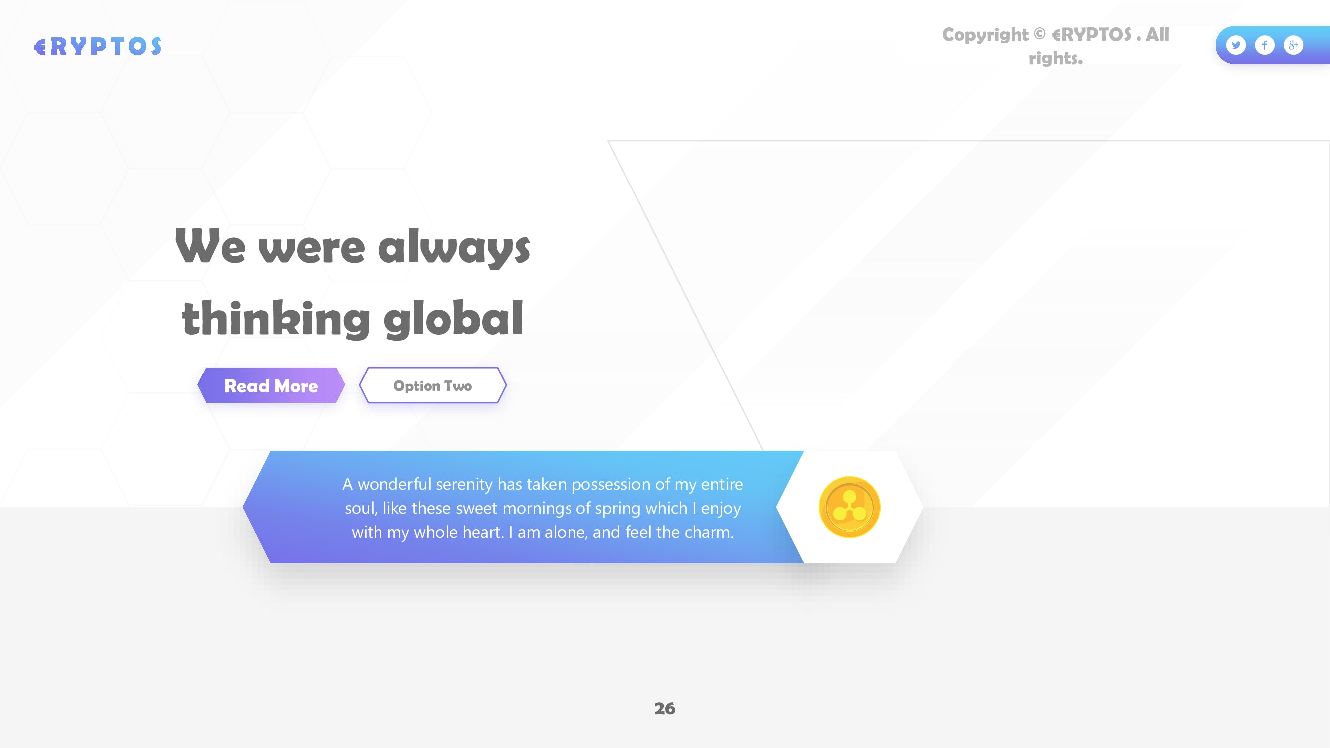 Crypto PowerPoint template