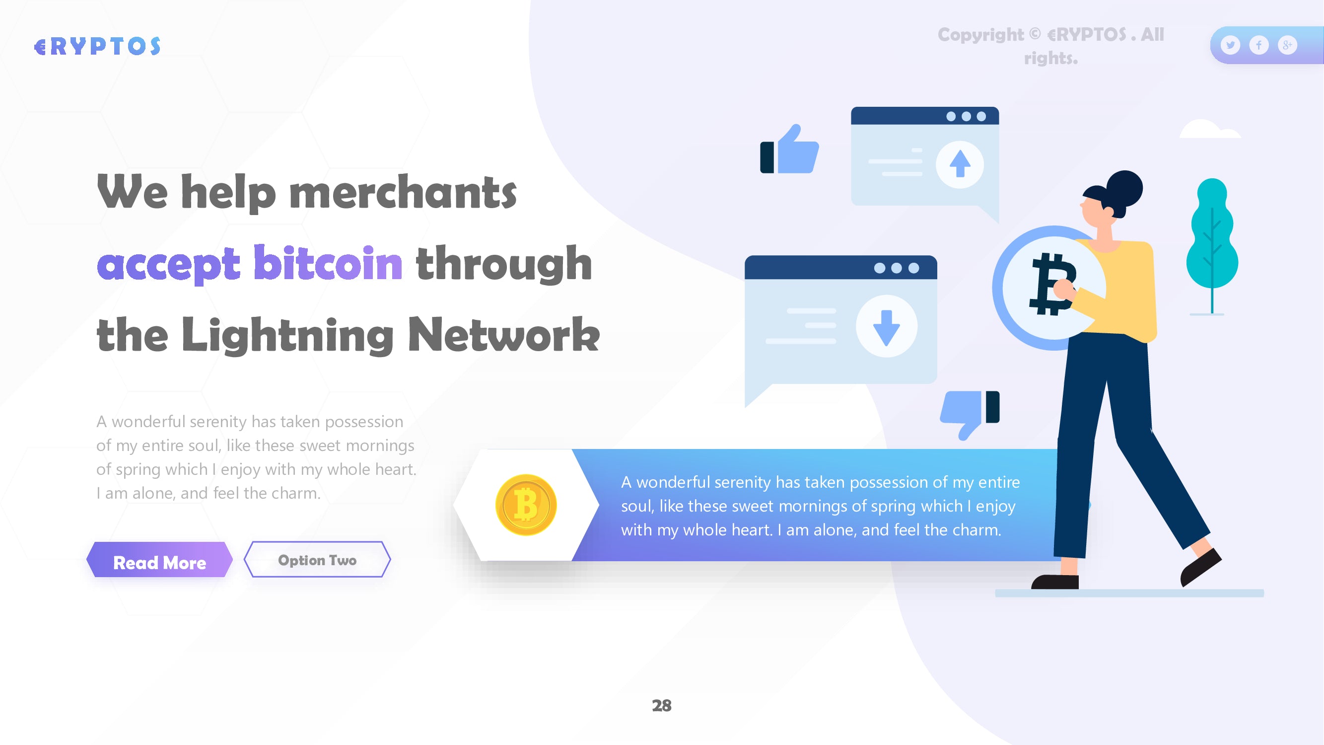 Crypto PowerPoint template