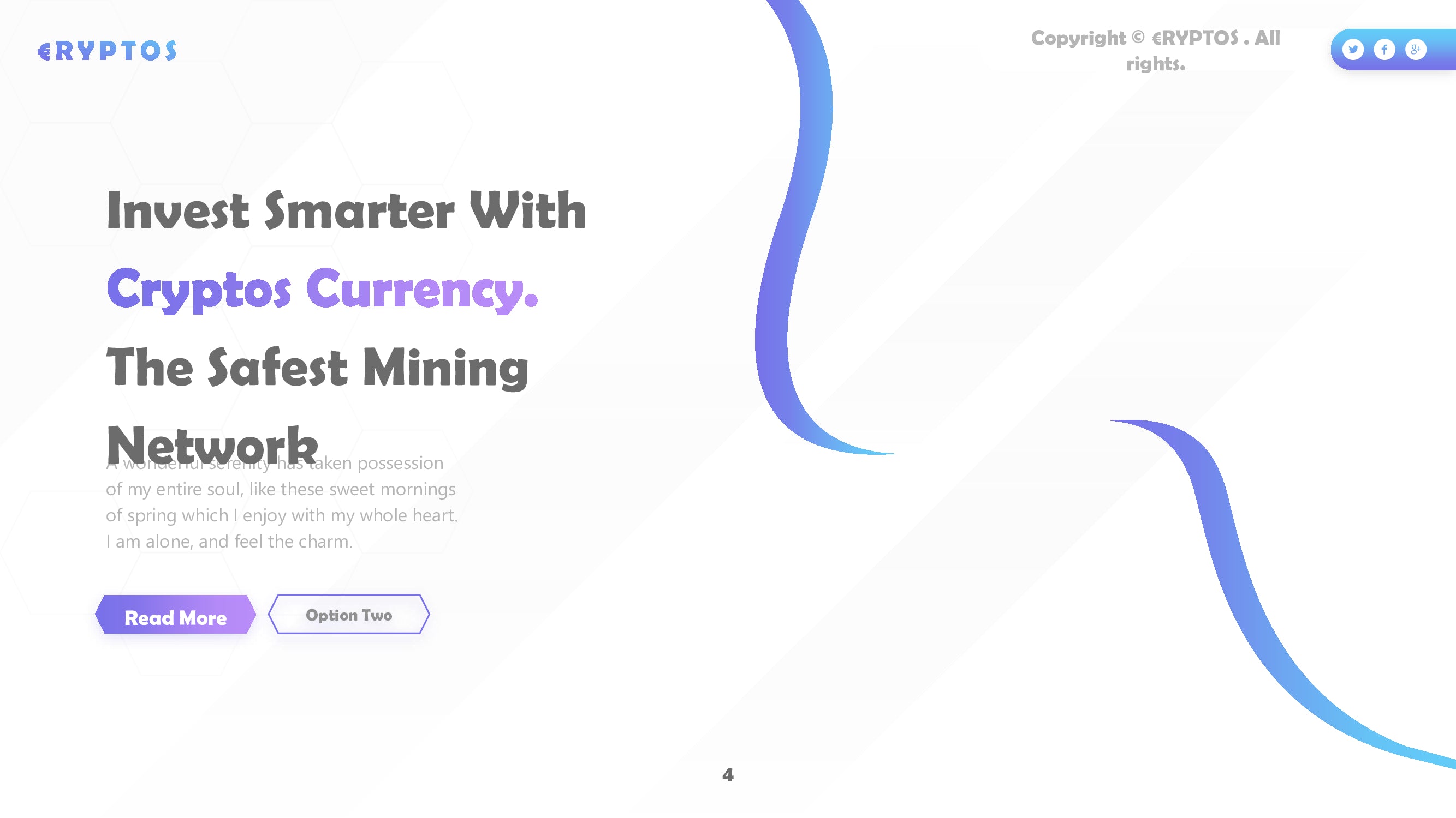 Crypto PowerPoint template