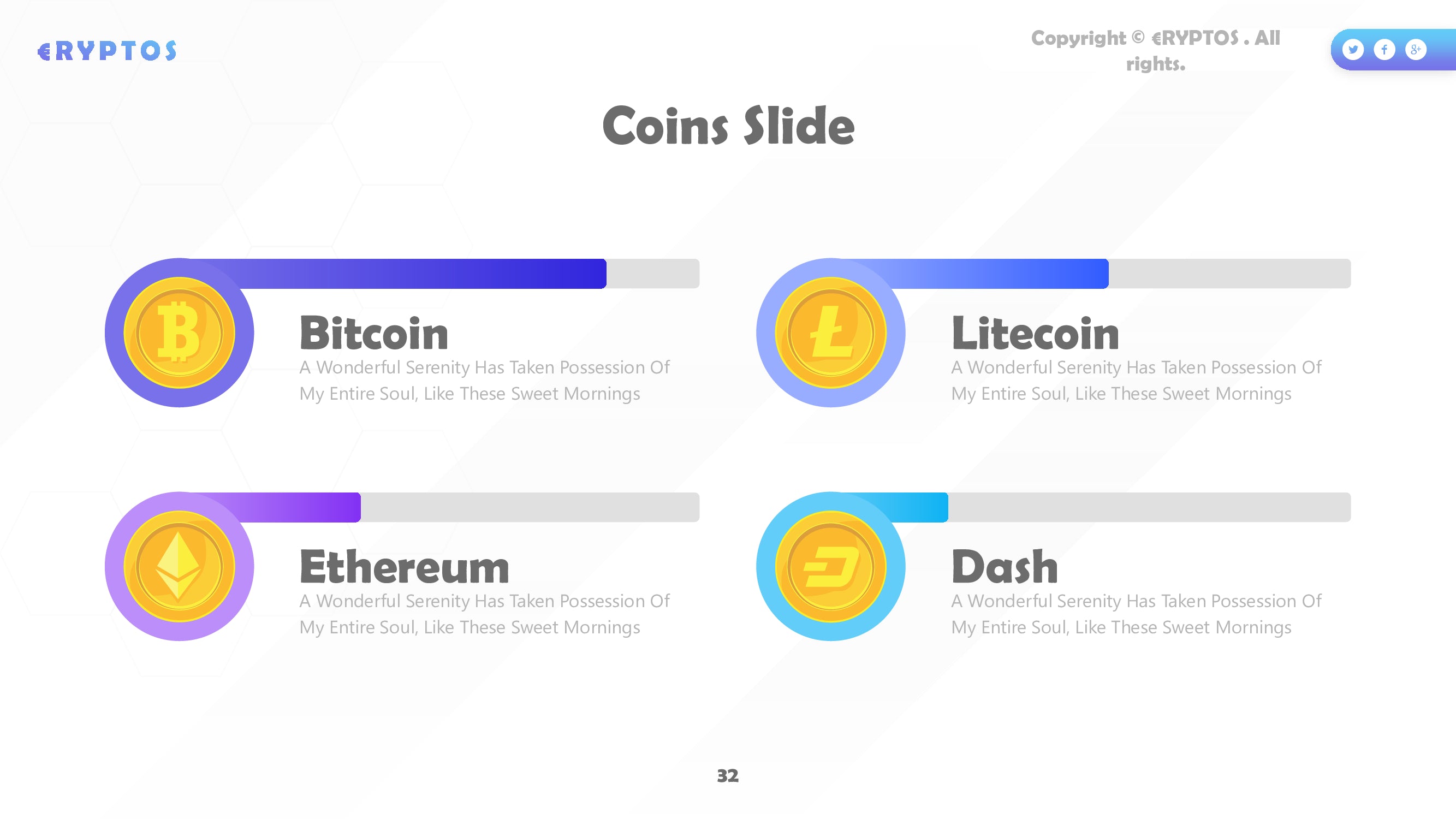 Crypto PowerPoint template