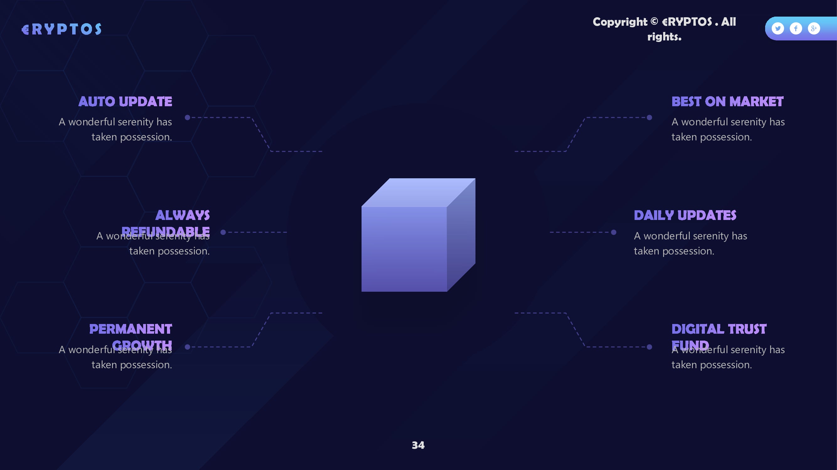 Crypto PowerPoint template