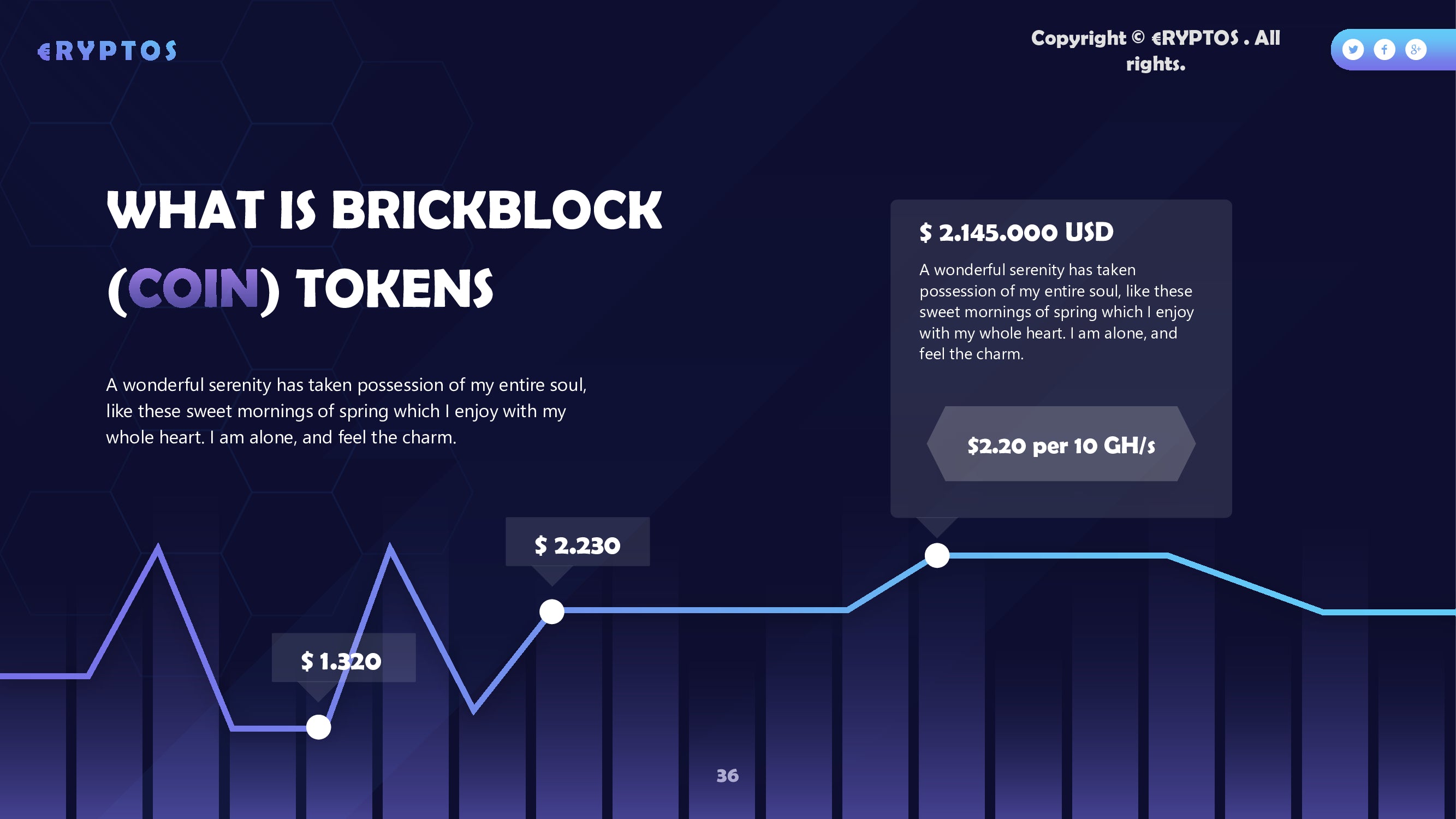 Crypto PowerPoint template