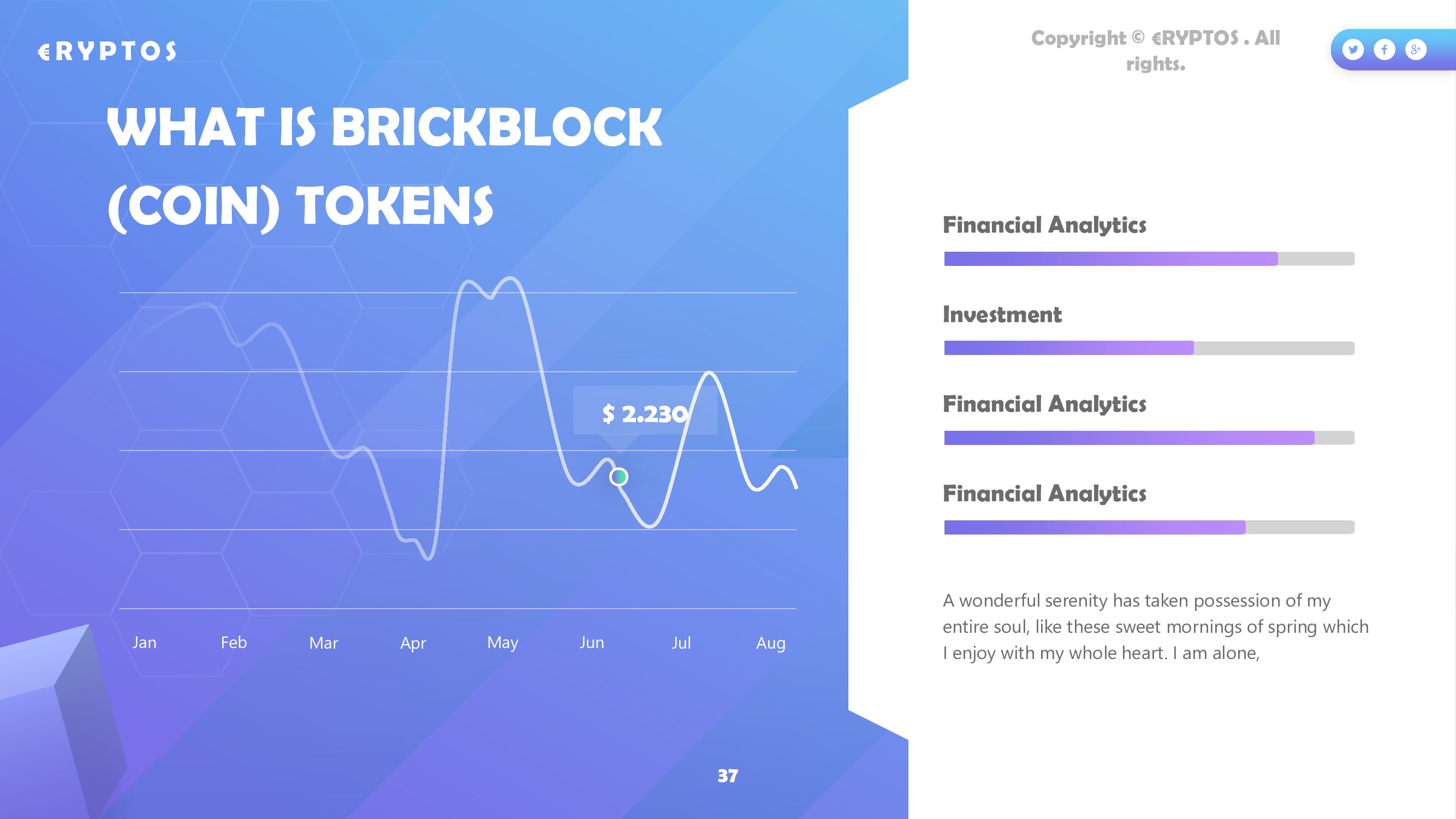 Crypto PowerPoint template