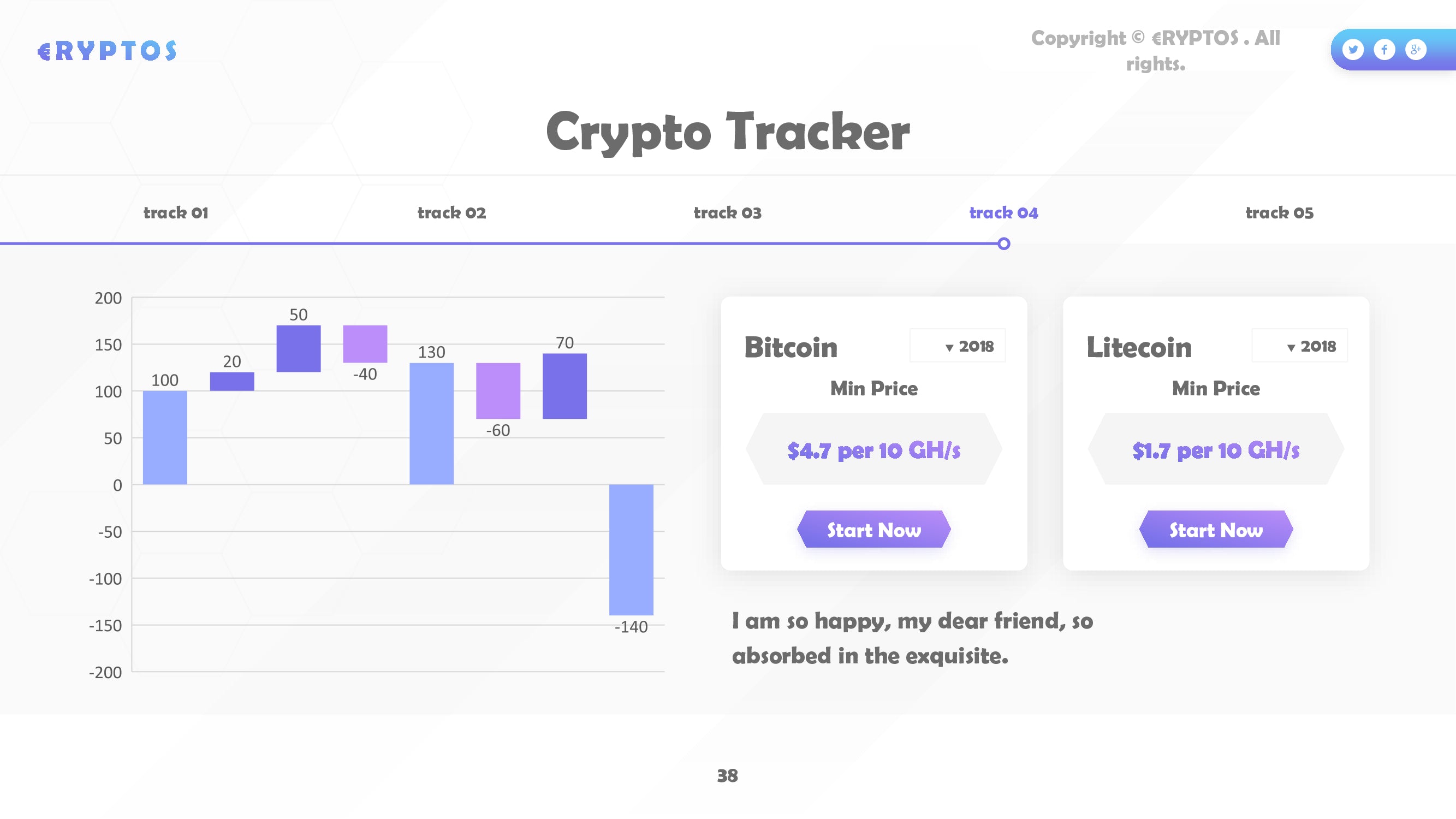 Crypto PowerPoint template