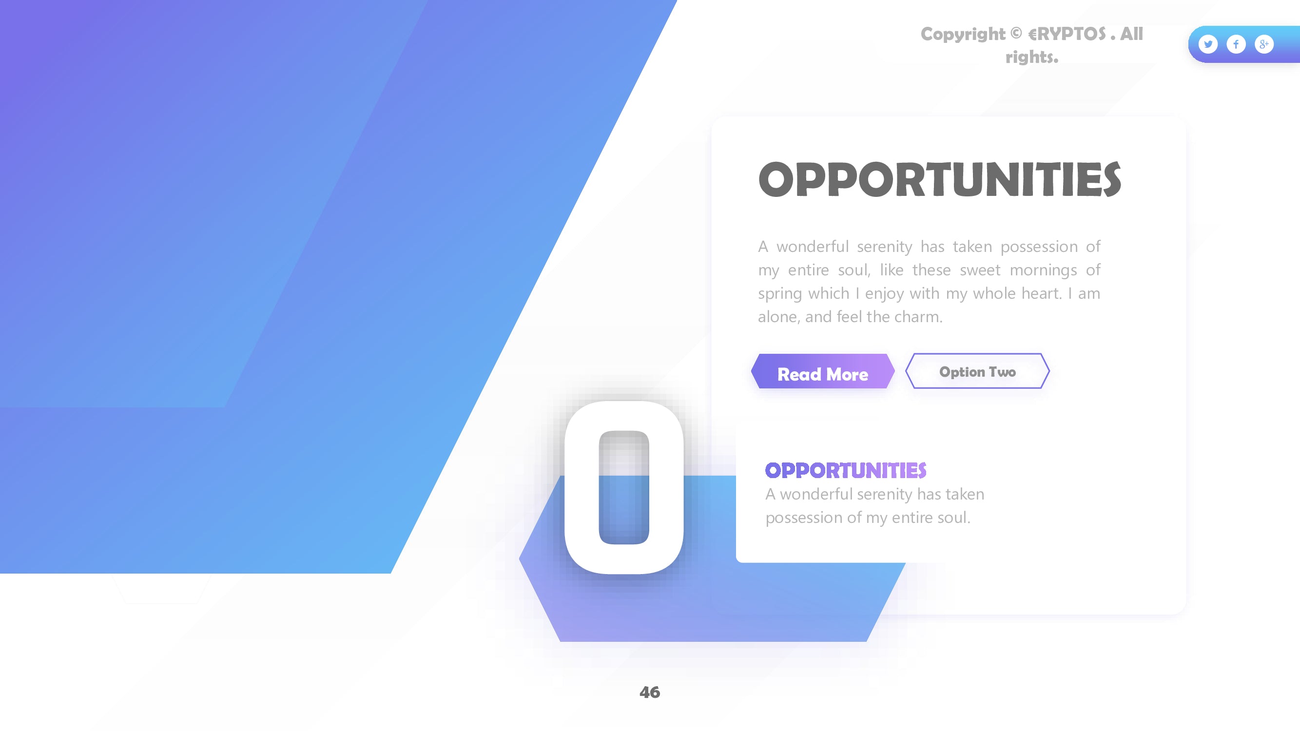 Crypto PowerPoint template