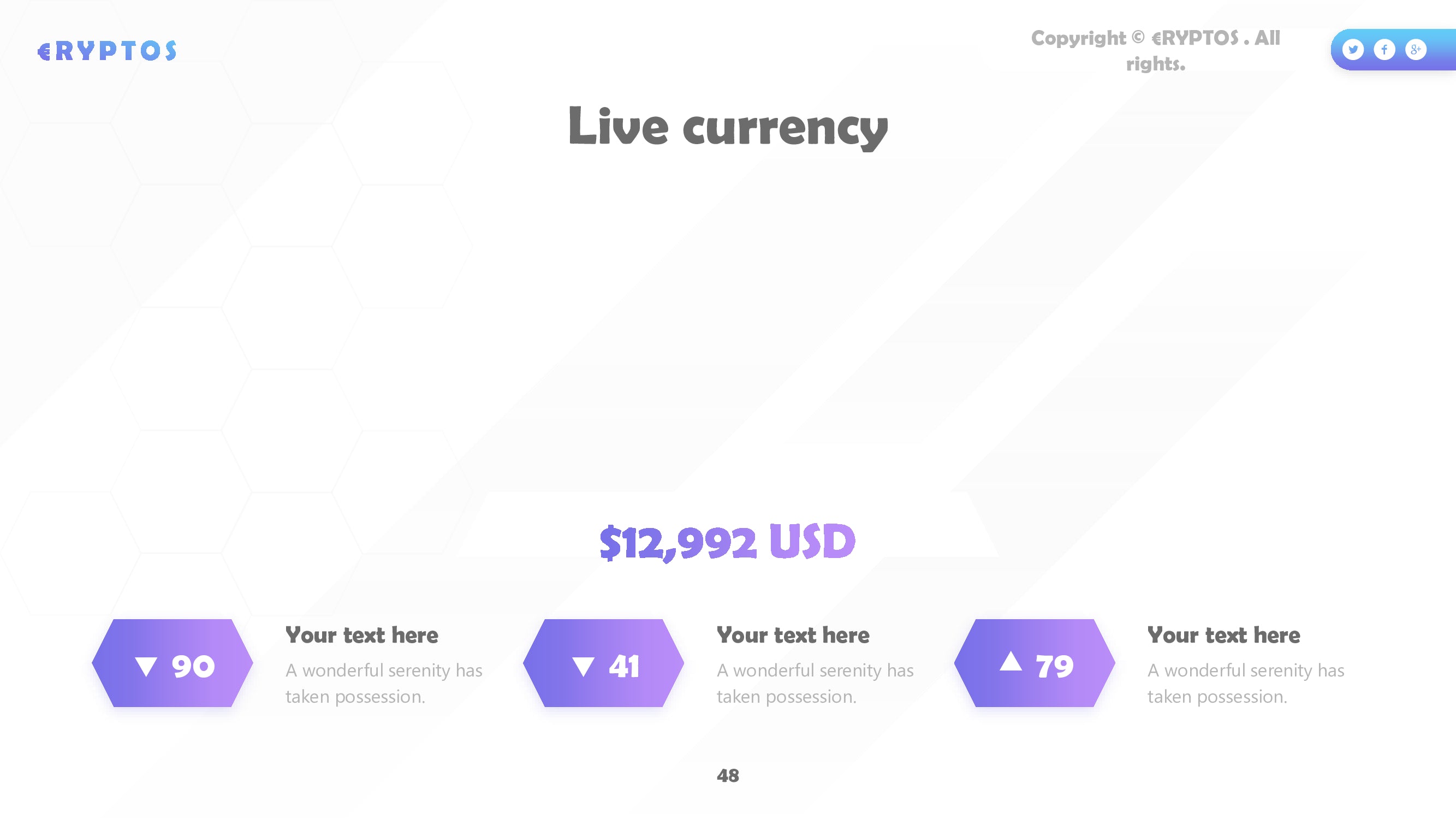 Crypto PowerPoint template