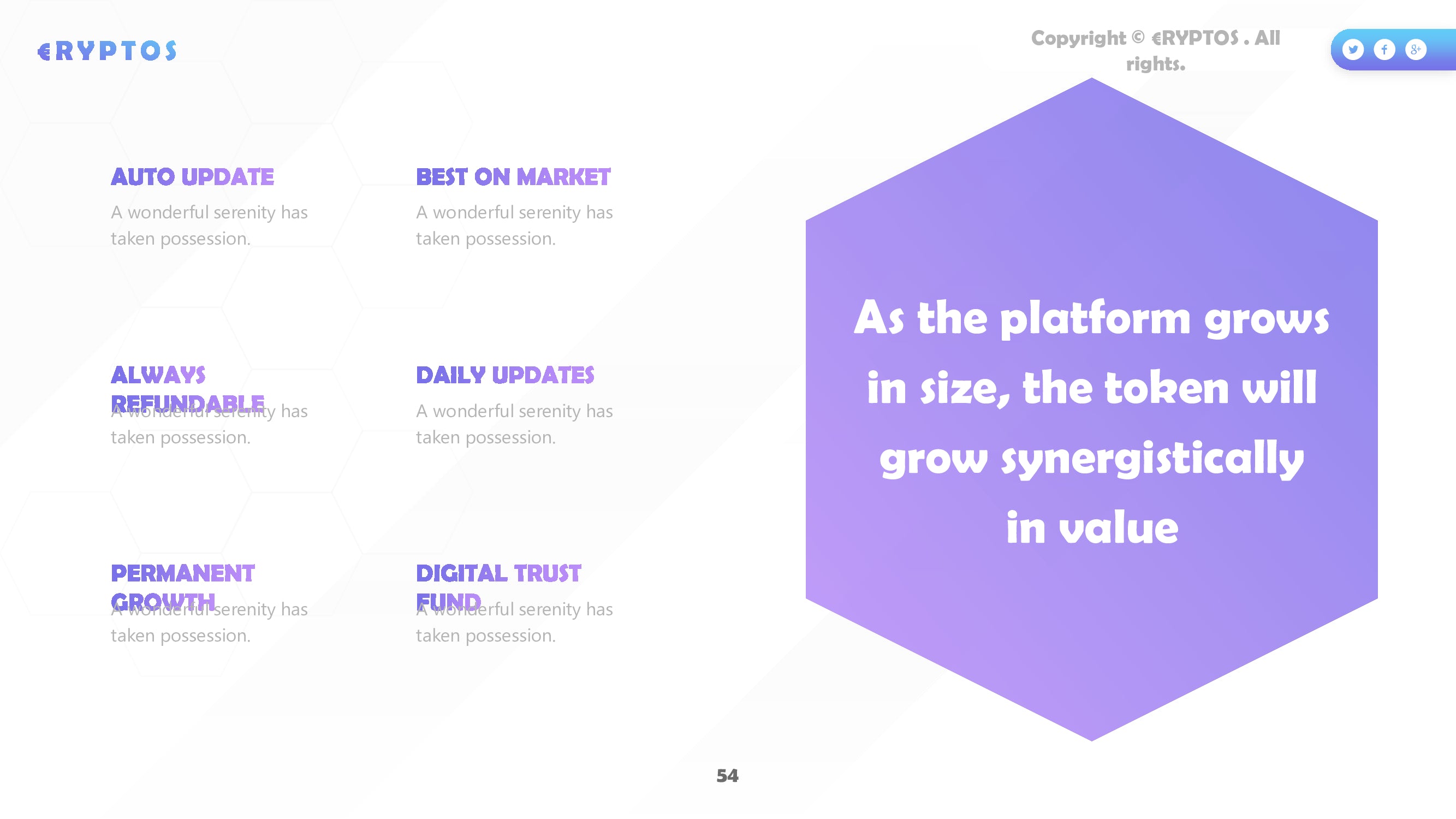 Crypto PowerPoint template