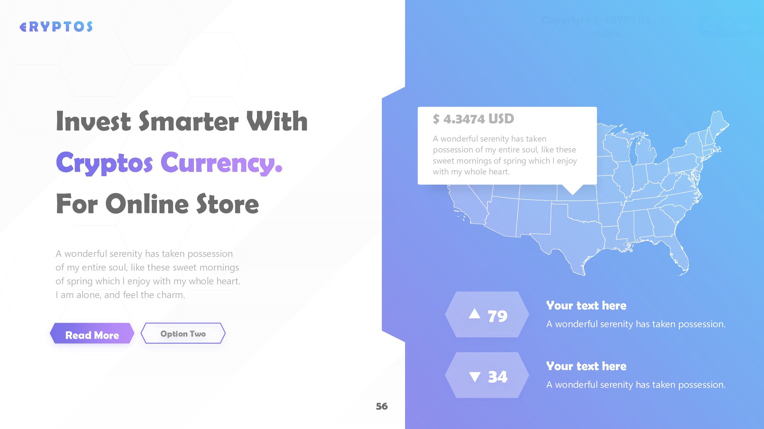 Crypto PowerPoint template