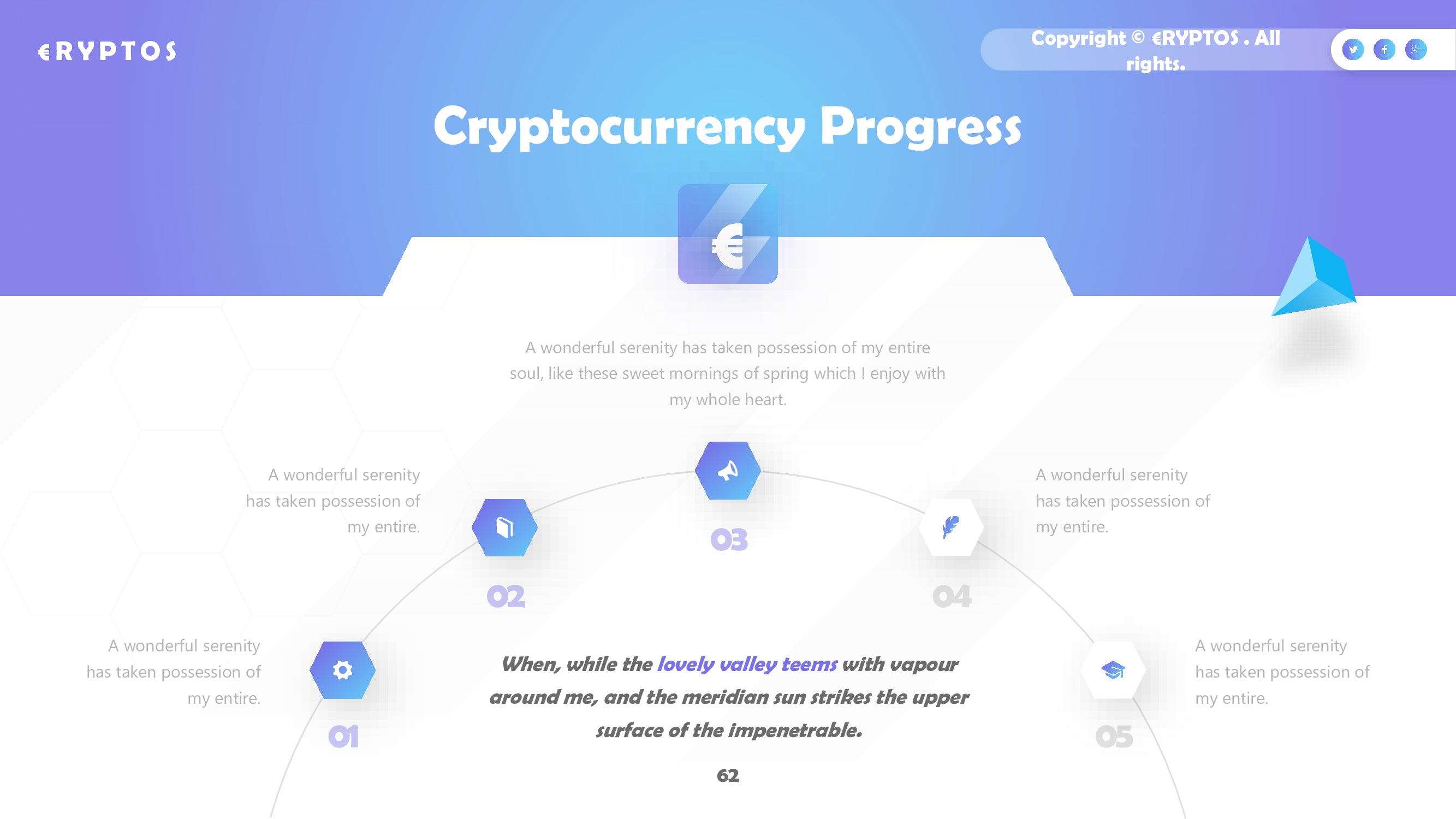 Crypto PowerPoint template