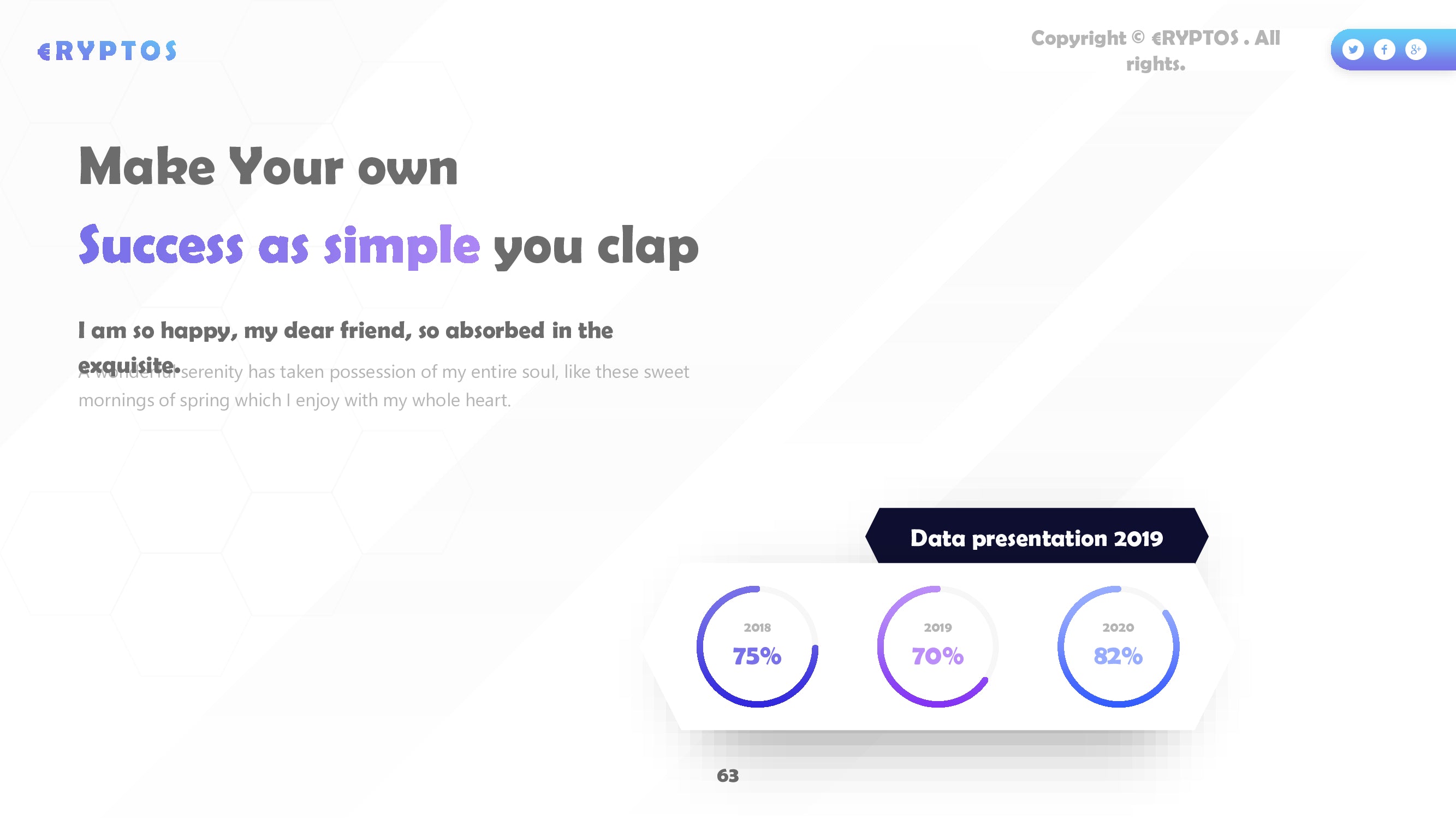 Crypto PowerPoint template