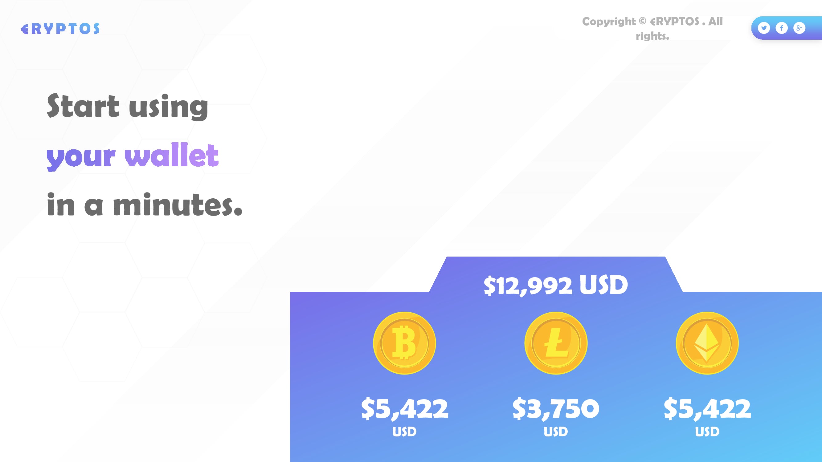 Crypto PowerPoint template