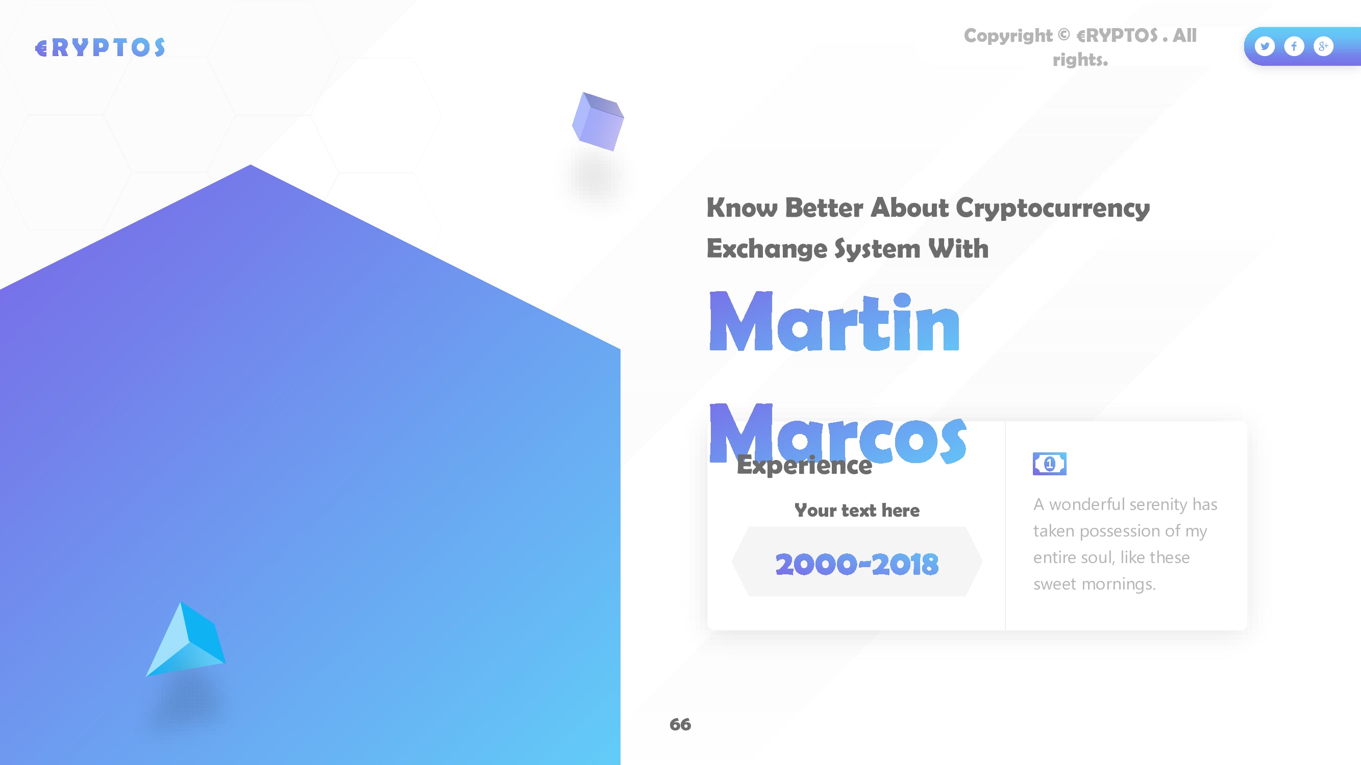 Crypto PowerPoint template