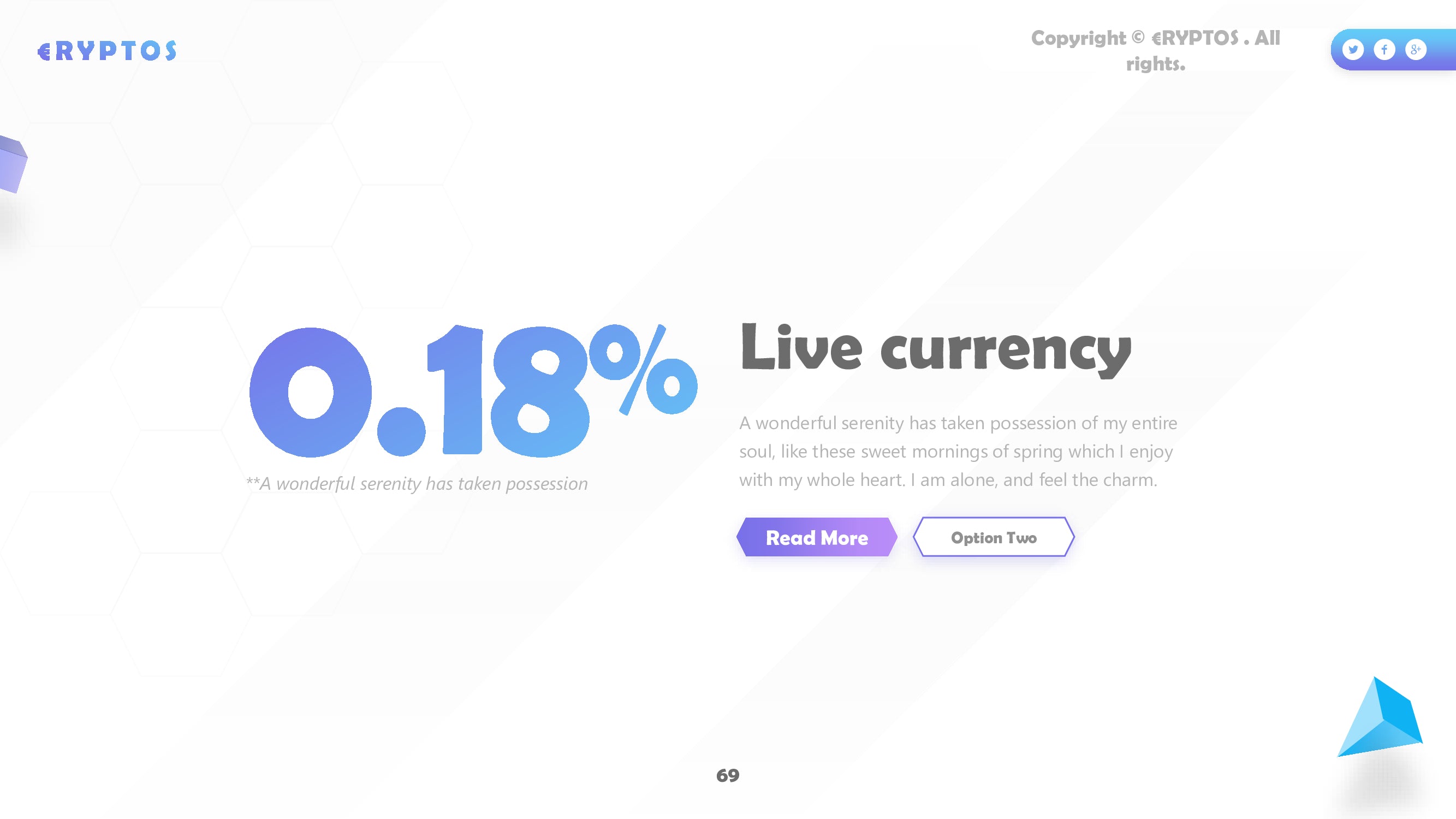 Crypto PowerPoint template