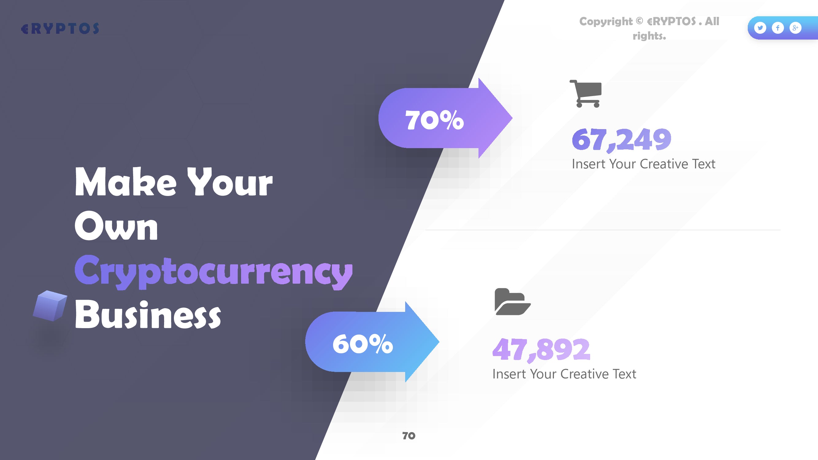 Crypto PowerPoint template