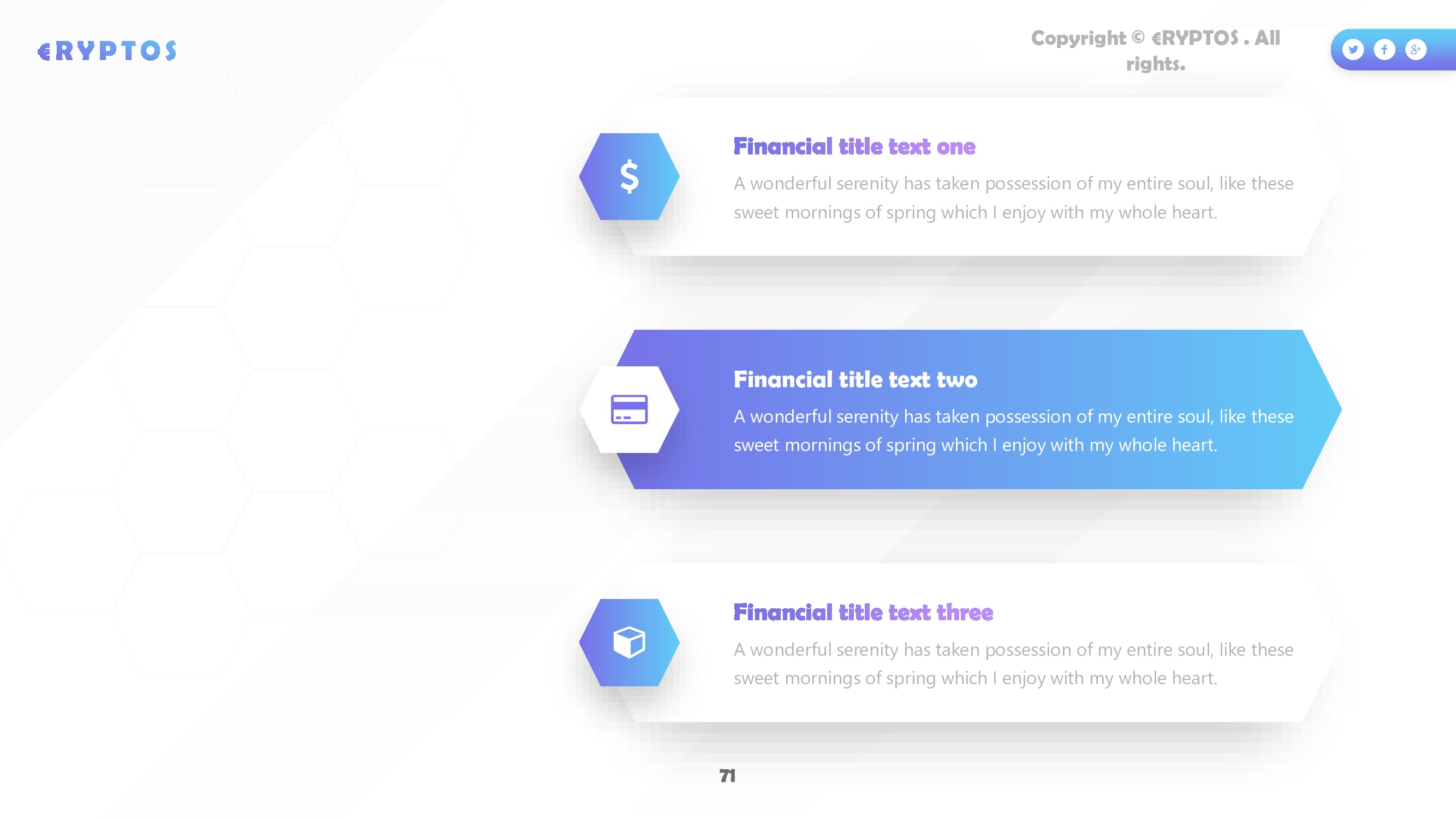 Crypto PowerPoint template