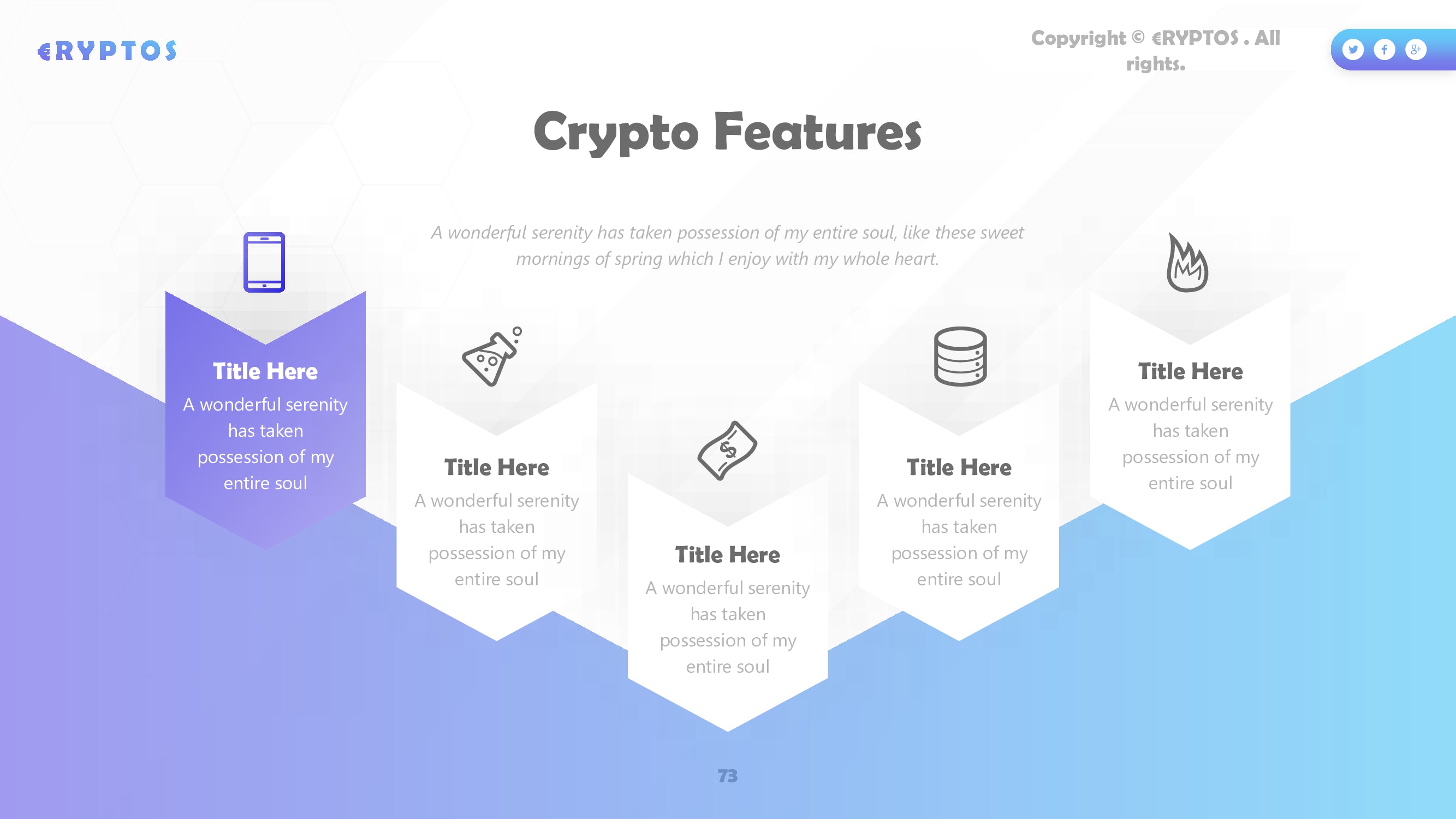 Crypto PowerPoint template