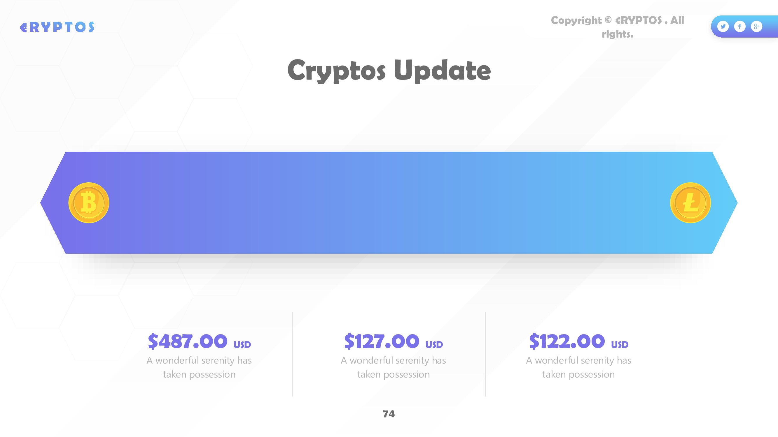 Crypto PowerPoint template