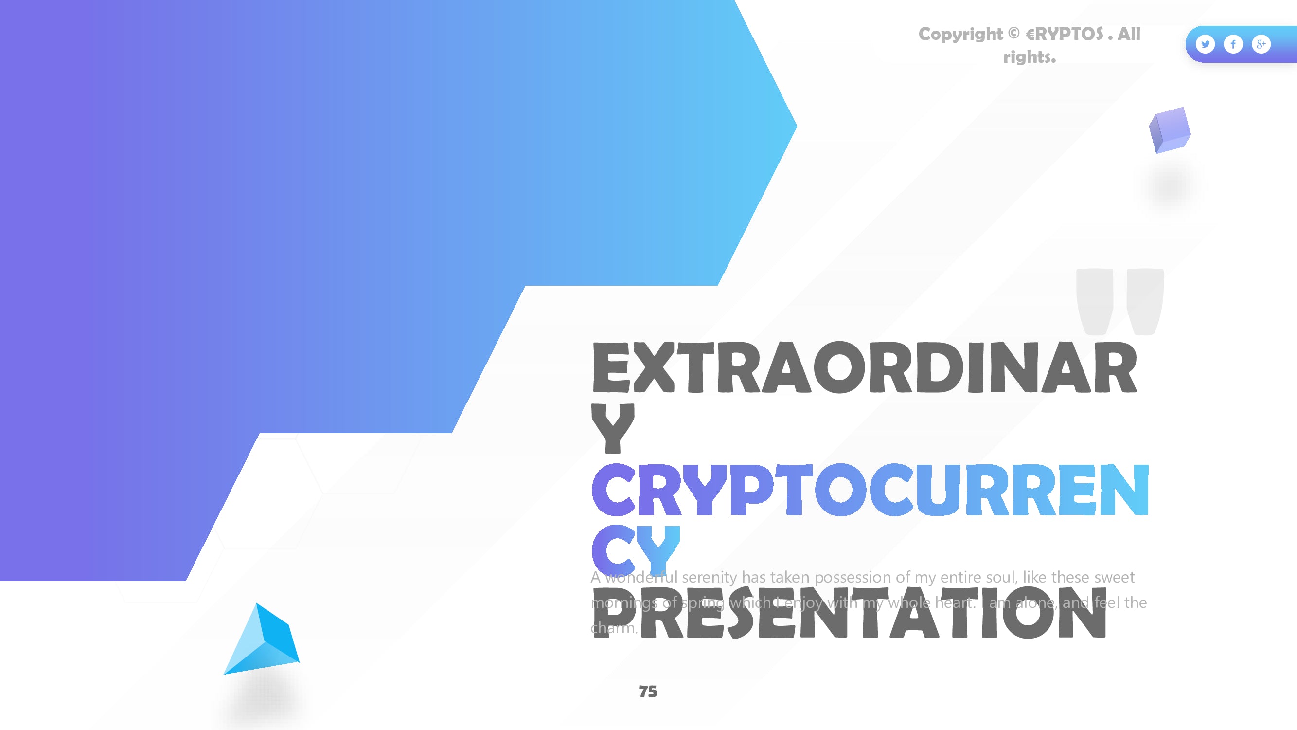 Crypto PowerPoint template