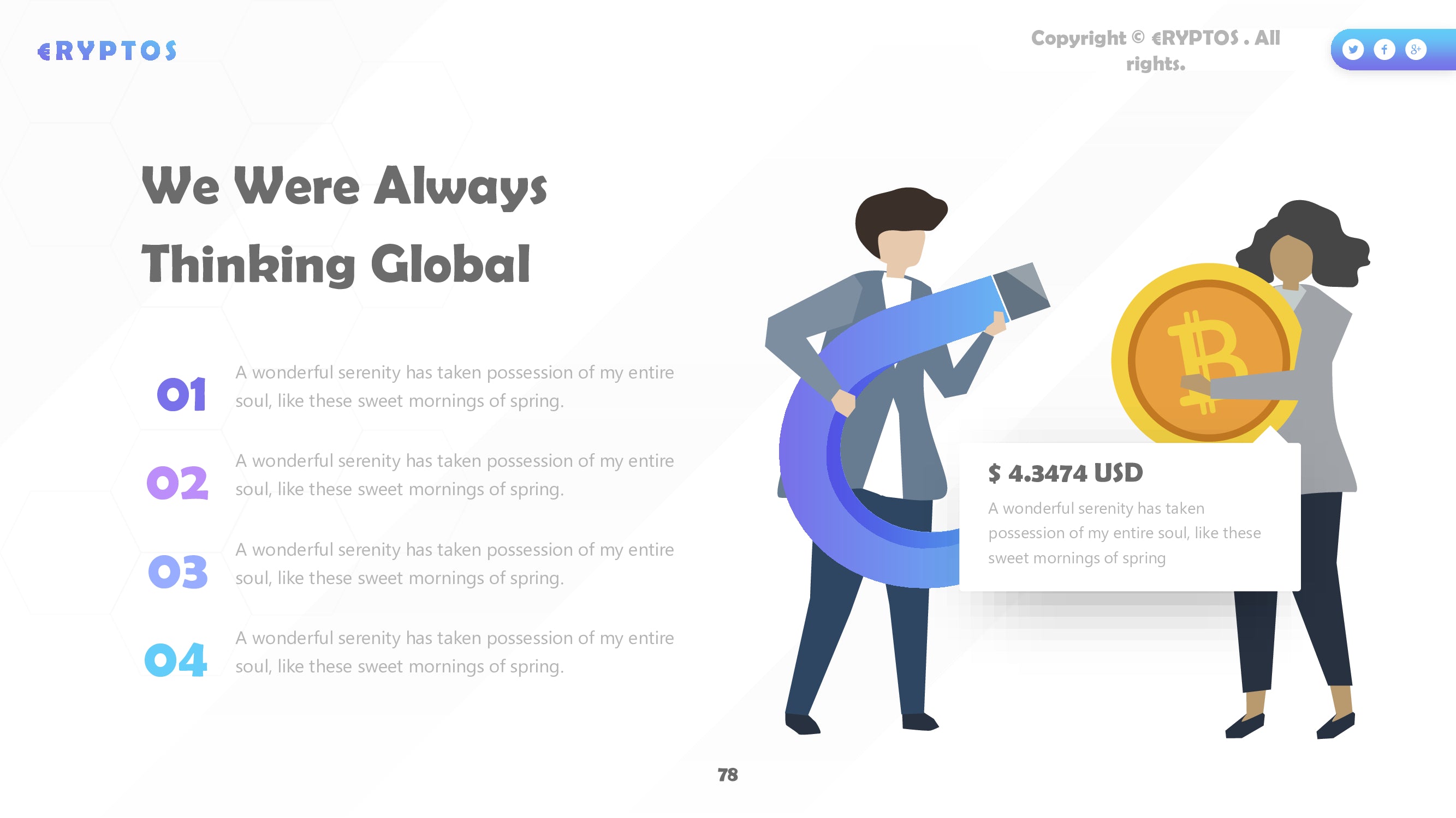 Crypto PowerPoint template