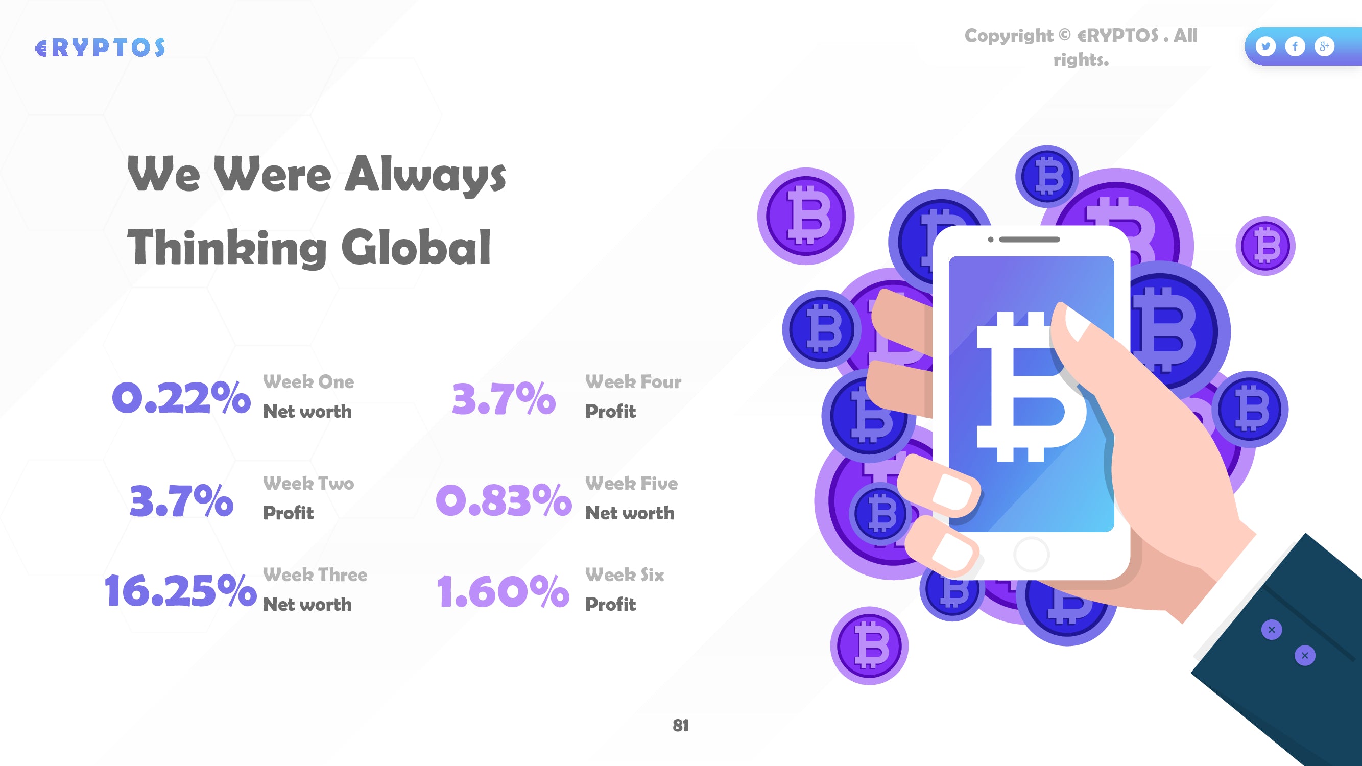 Crypto PowerPoint template