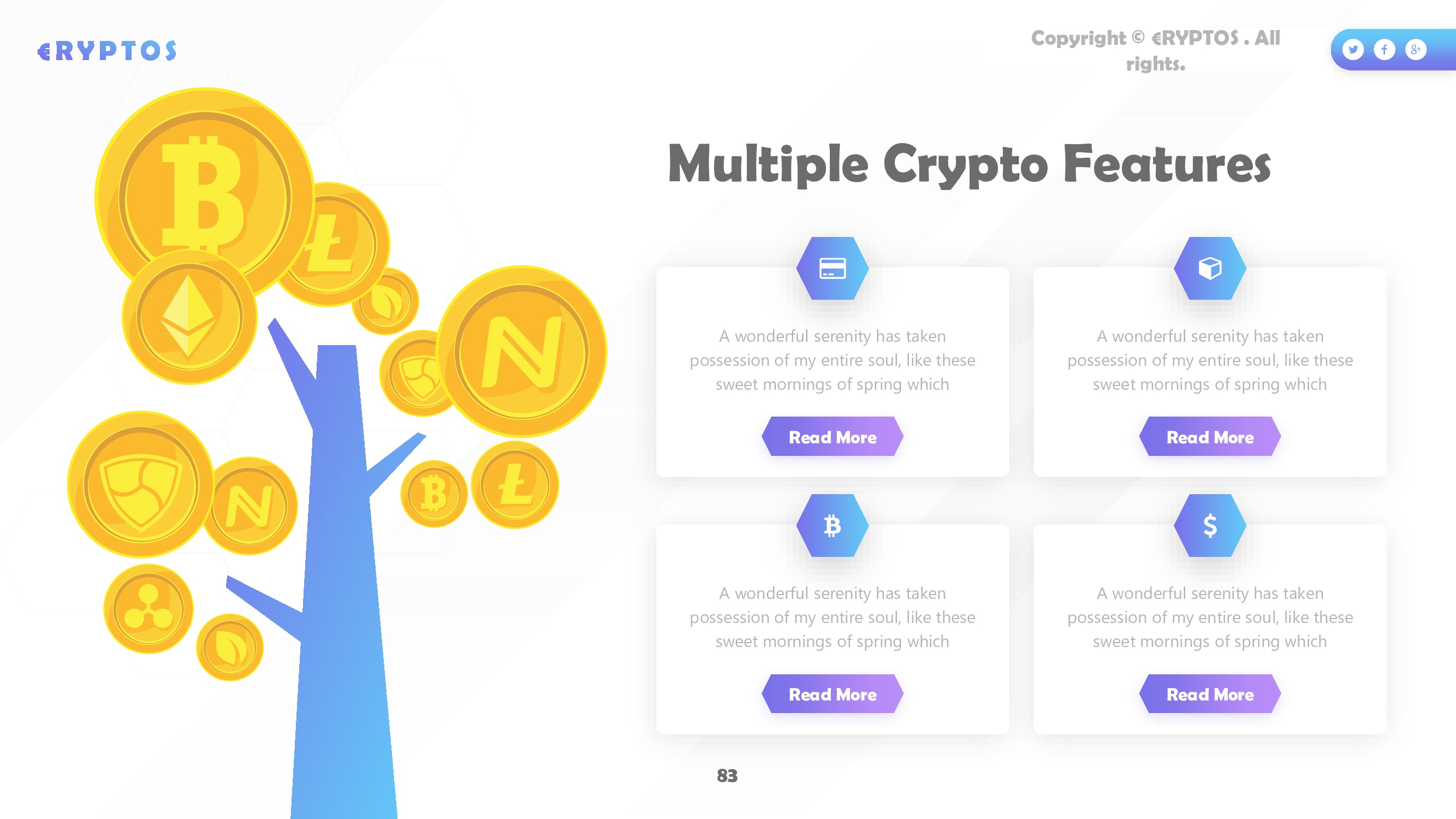 Crypto PowerPoint template