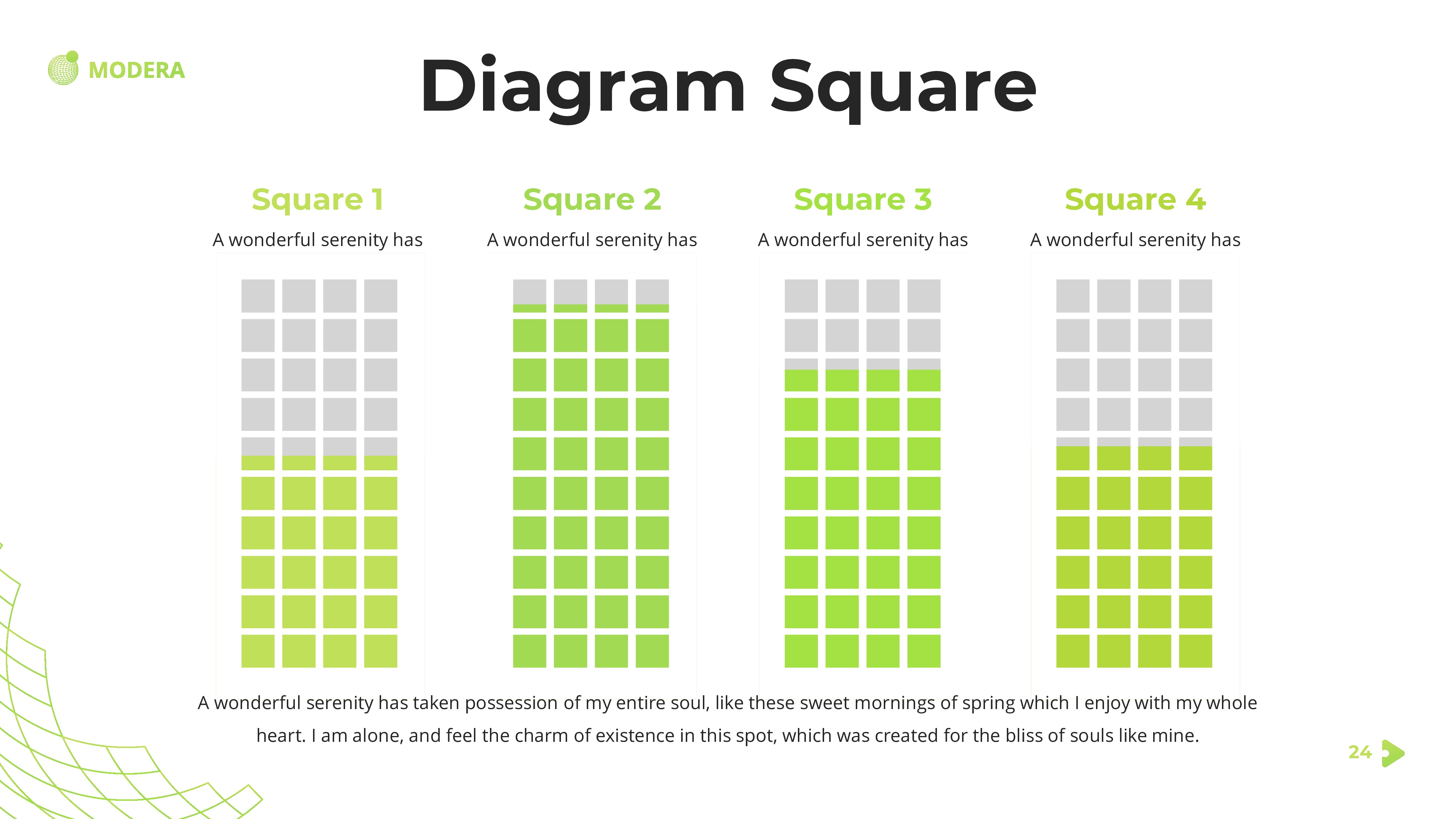 MODERA PowerPoint Template green