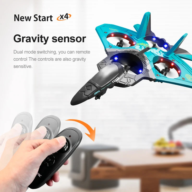 V17 RC Plane 6CH Remote Control Airplane Trick Fighter