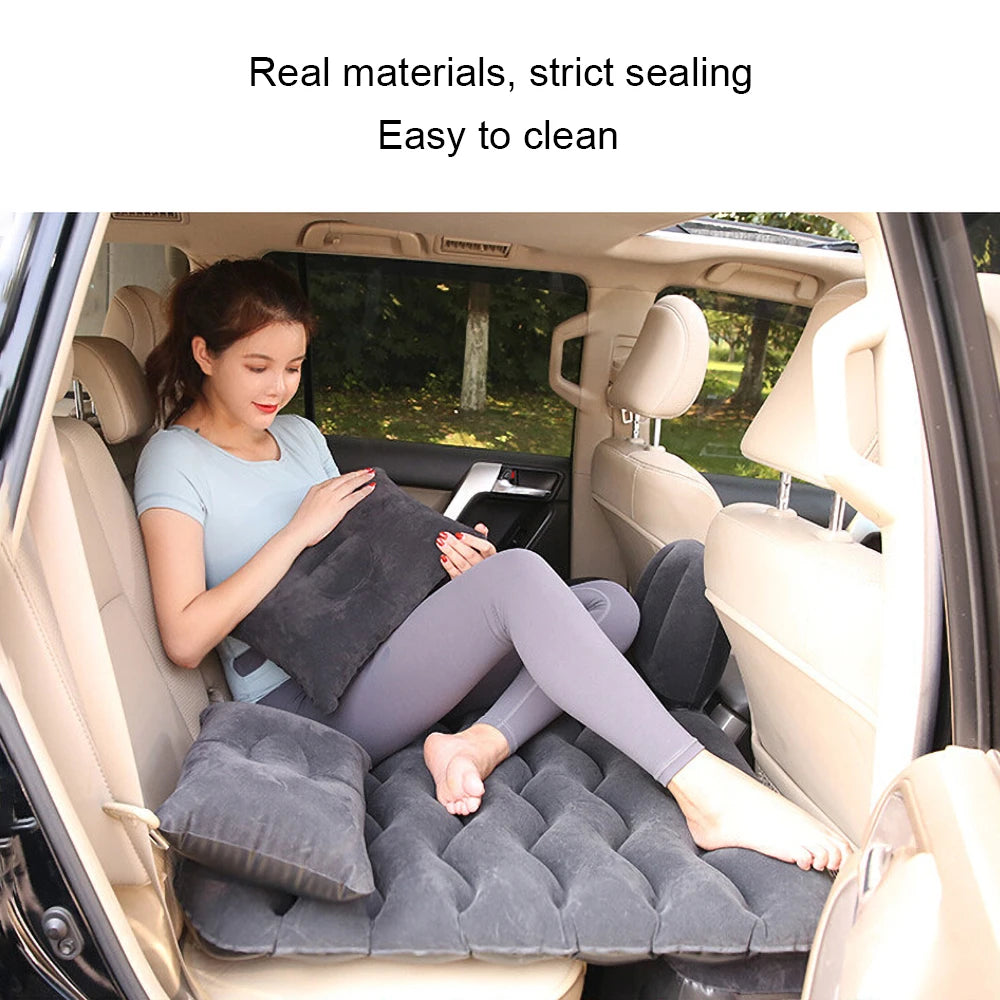 Car Air Inflatable Travel Mattress Bed Universal for Back Seat