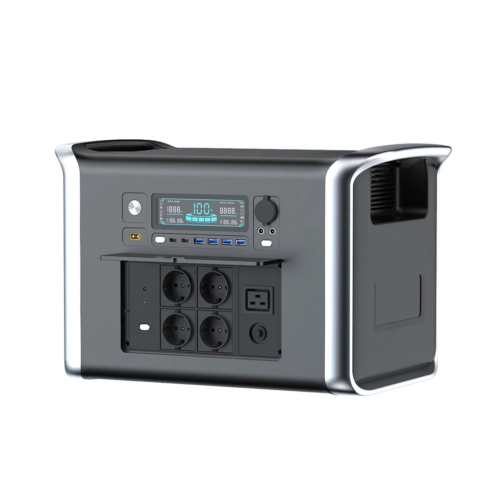 Portable Power Station 2600W 1800W 1024WH Mobile Power Supply