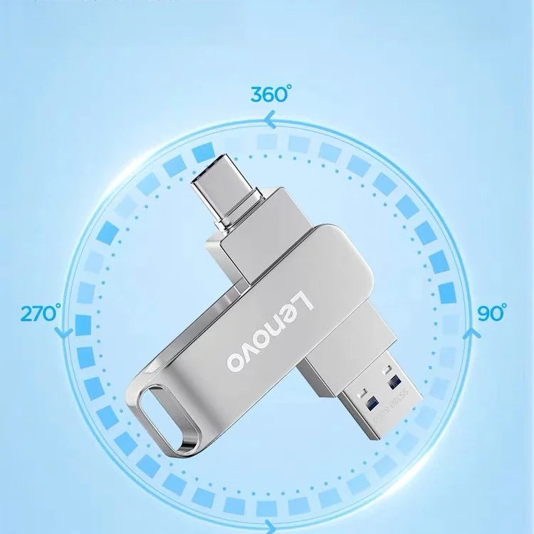 Lenovo 16TB 3.0 USB Flash Drive Metal High-Speed