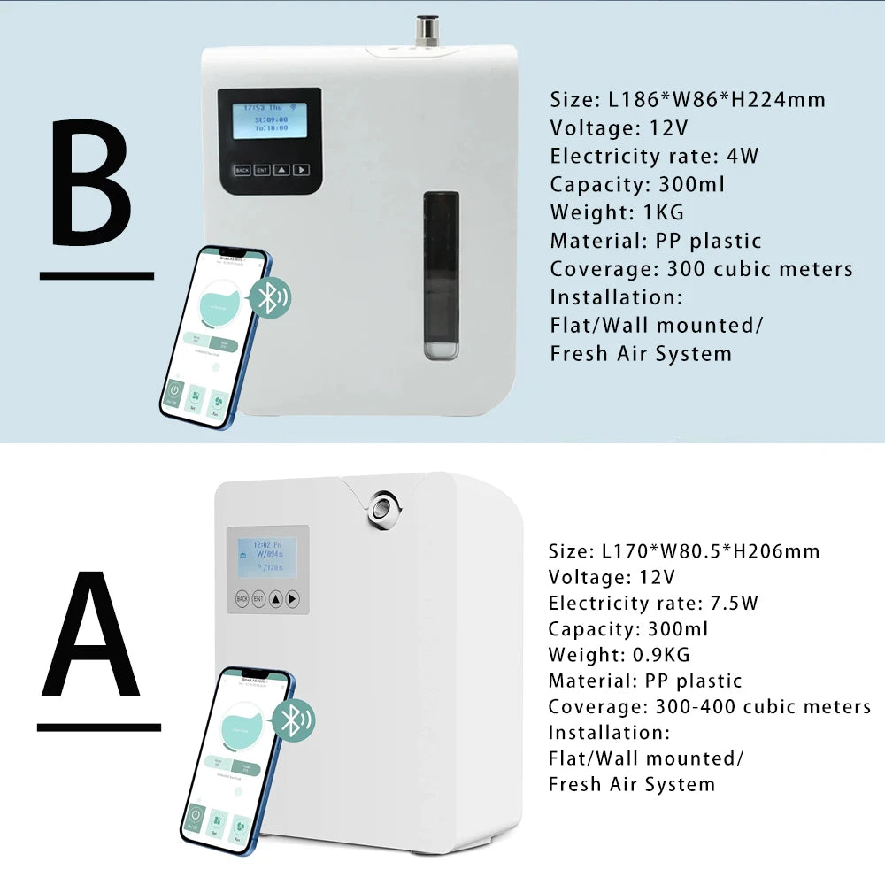 Waterless Aroma Diffuser 300ml WIFI Control