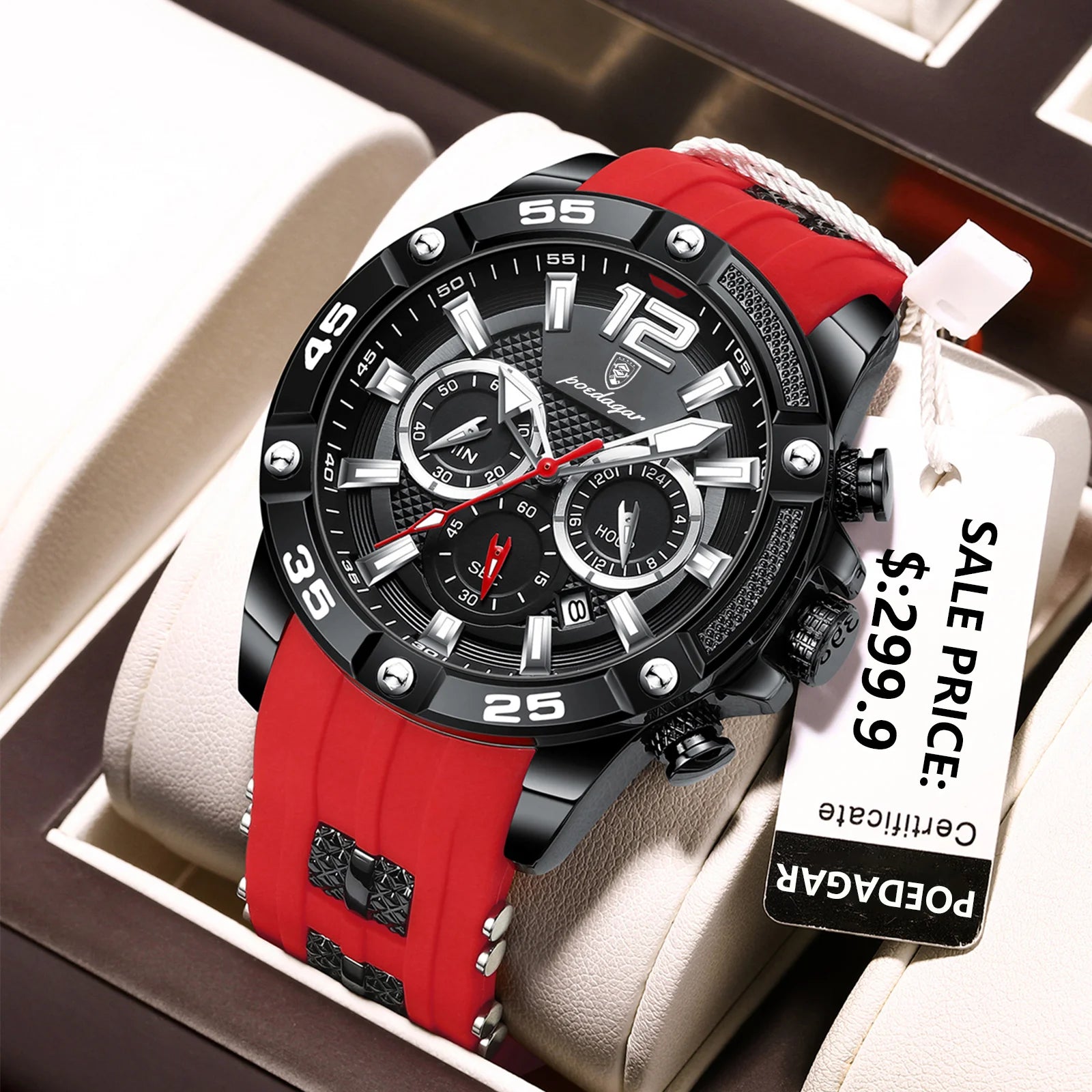 POEDAGAR Casual Men Watch