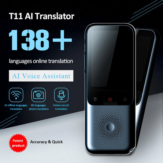 2023 New T11 Portable Audio Translator 138 Language