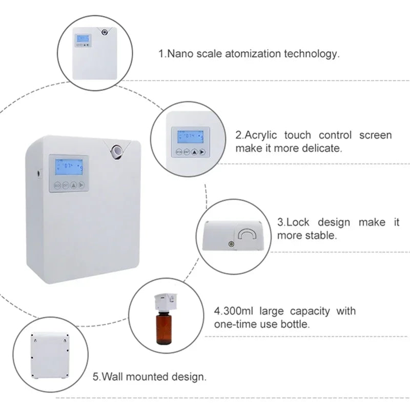 Waterless Aroma Diffuser 300ml WIFI Control