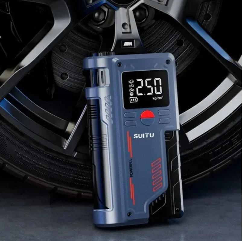 Portable Car Jump Starter & Air Pump 4 In 1