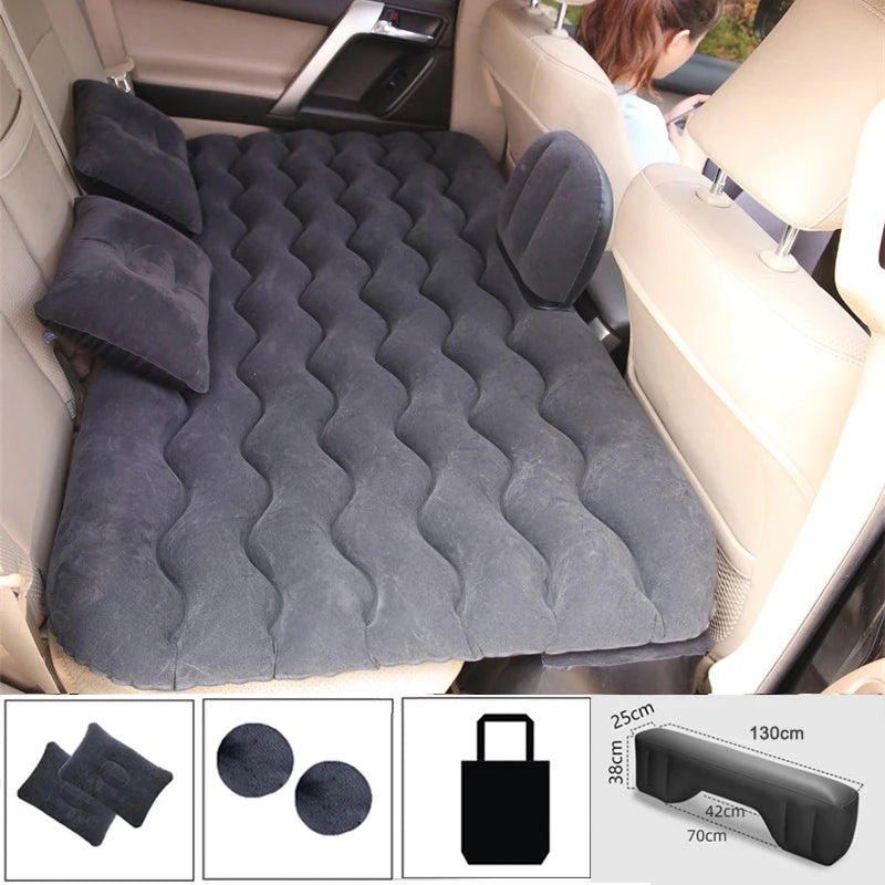 Car Air Inflatable Travel Mattress Bed Universal for Back Seat