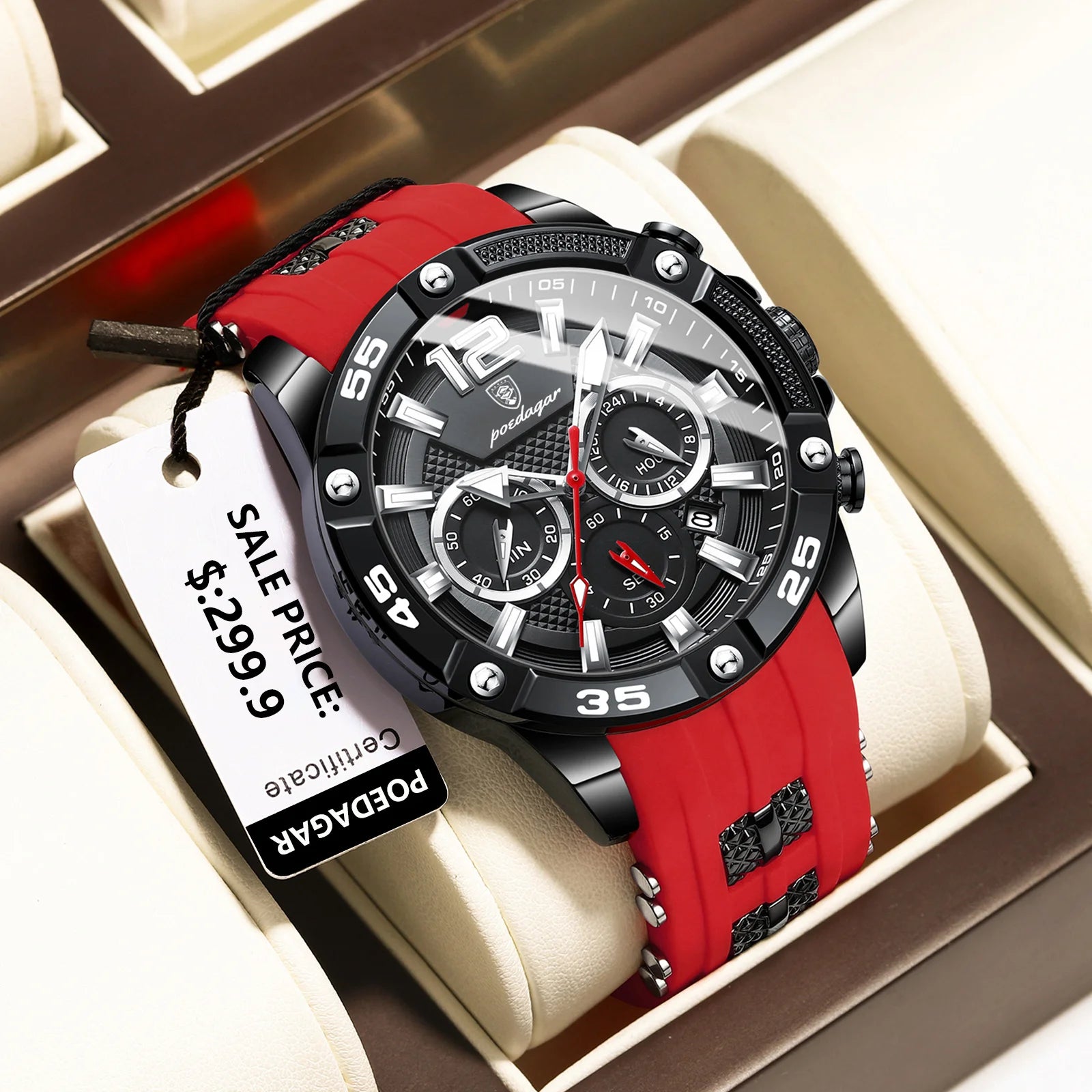 POEDAGAR Casual Men Watch