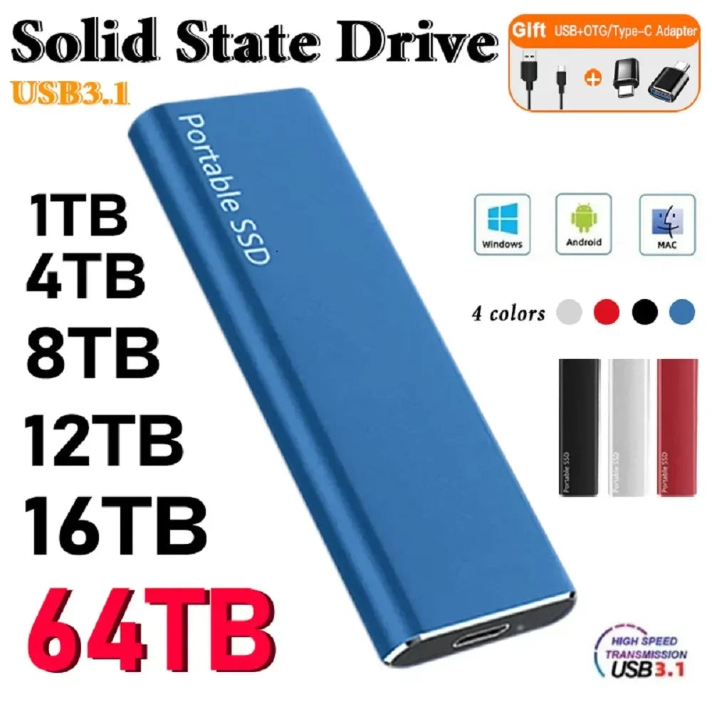 Original Portable External Hard Drive SSD