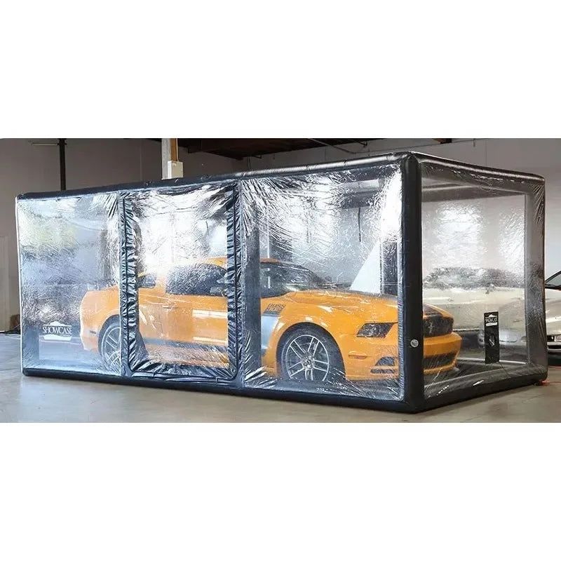 Outdoor Transparent Inflatable Car Cover Bubble Tent