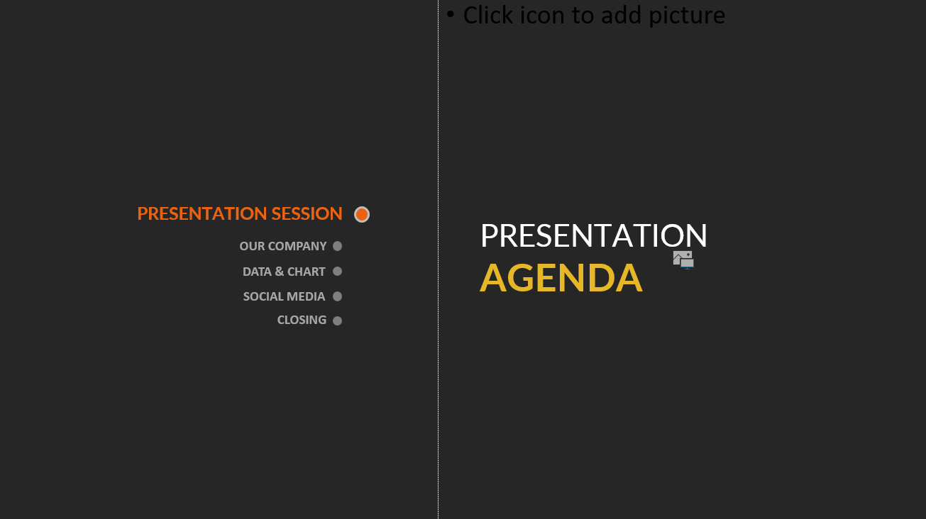 Ember PowerPoint template