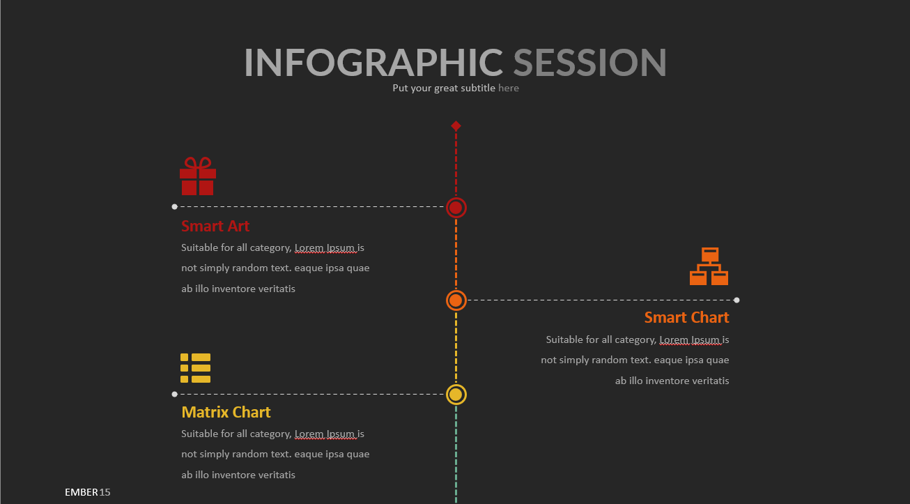 Ember PowerPoint template