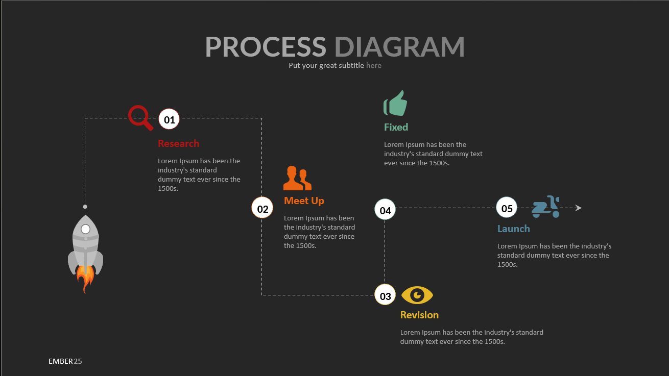 Ember PowerPoint template