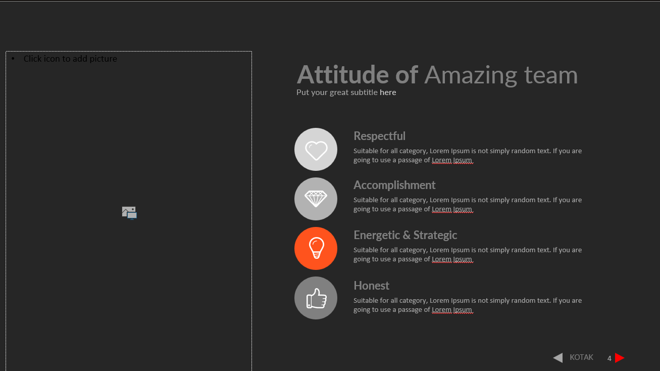 KOTAK PowerPoint template