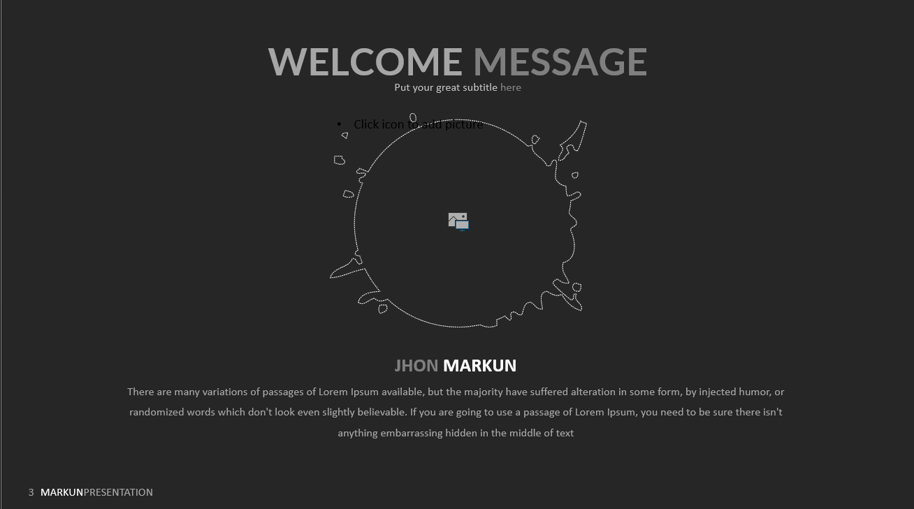 MARKUN PowerPoint template